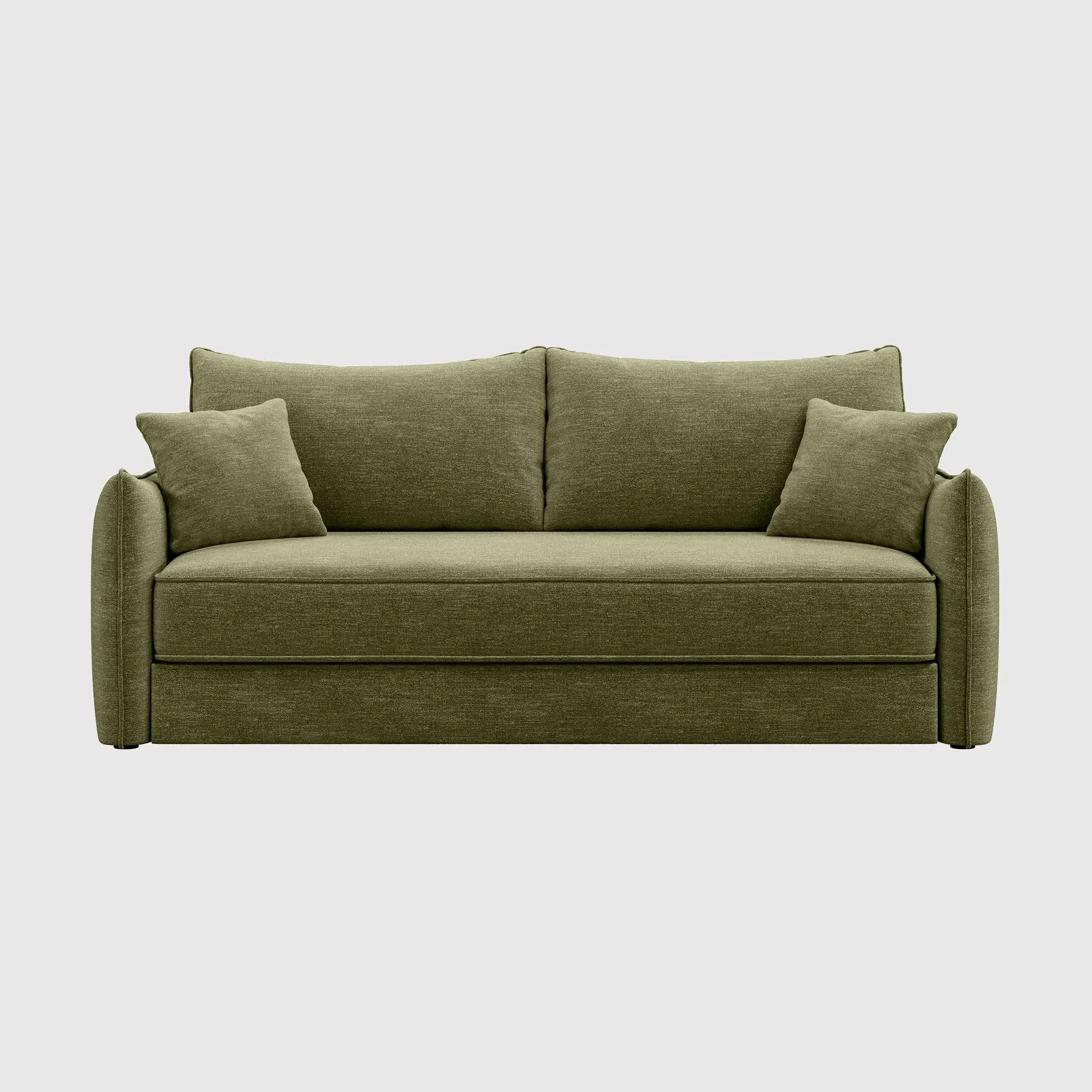 Epsom Sofa Bed with 2 Throw Pillows - Fabric image