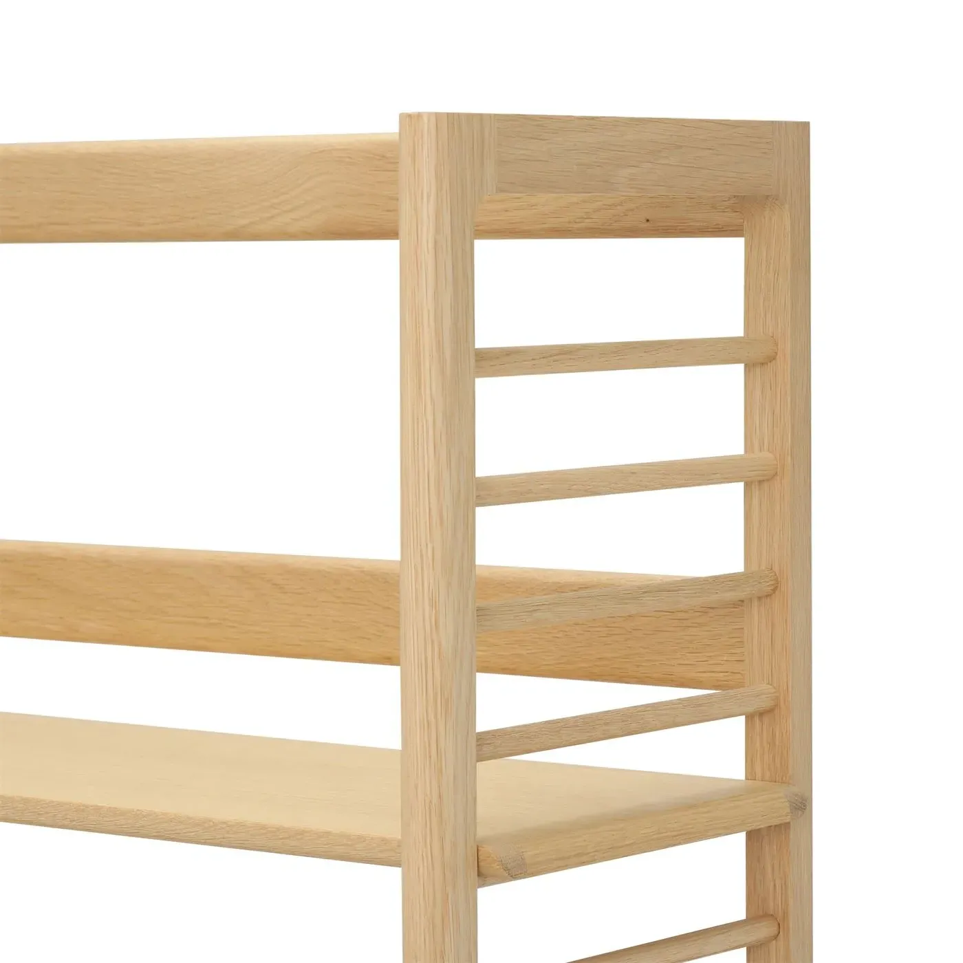 Ercol Ballatta Shelving Unit - Neutral, Oak