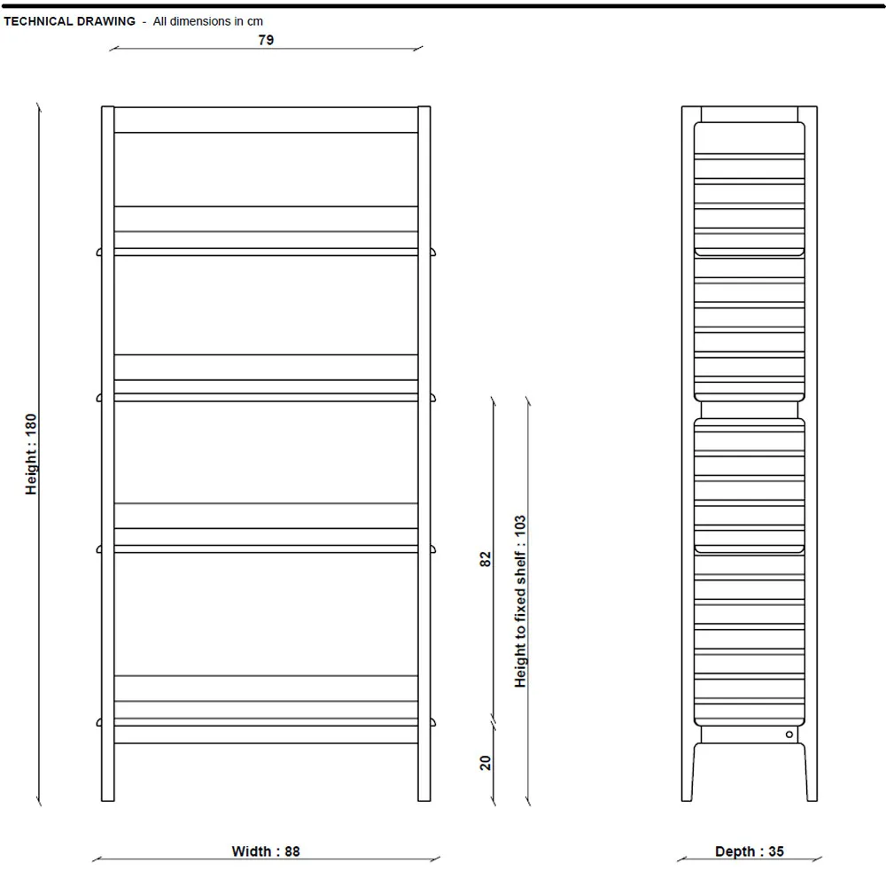 Ercol Ballatta Shelving Unit - Neutral, Oak
