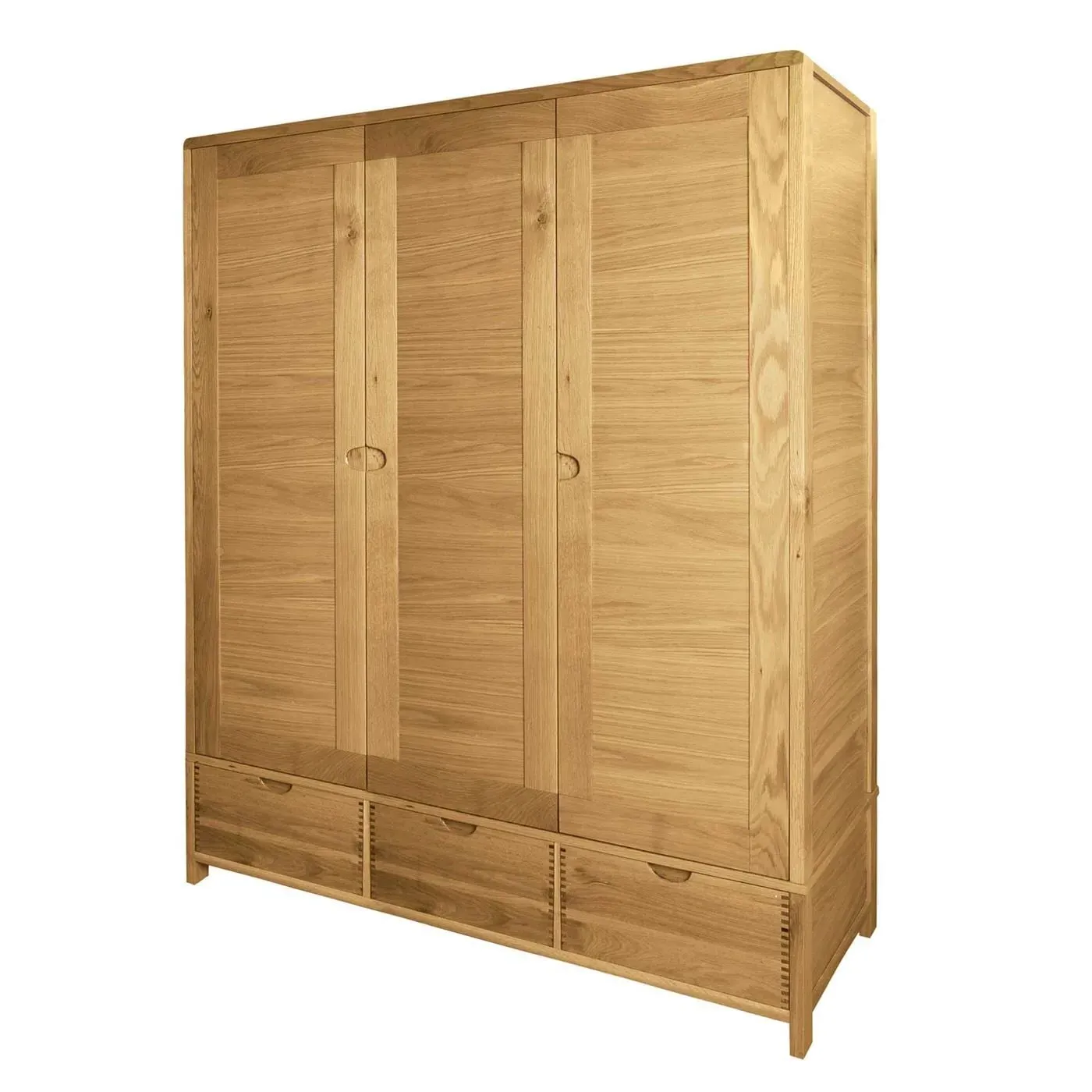 Ercol Bosco 3 Door Wardrobe - Brown, Oak