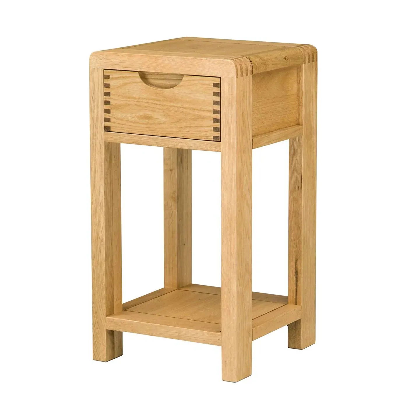 Ercol Bosco Compact Side Table - Brown, Oak