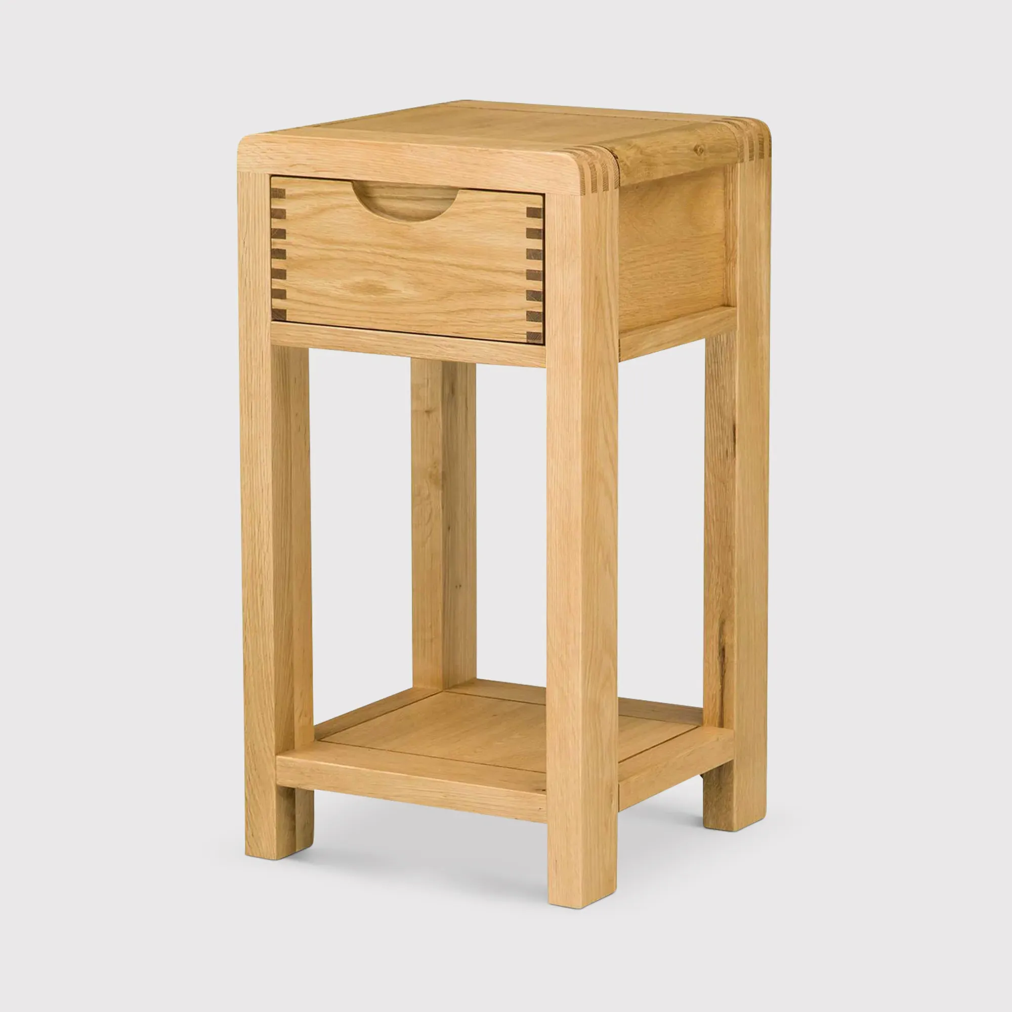Ercol Bosco Compact Side Table - Brown, Oak image