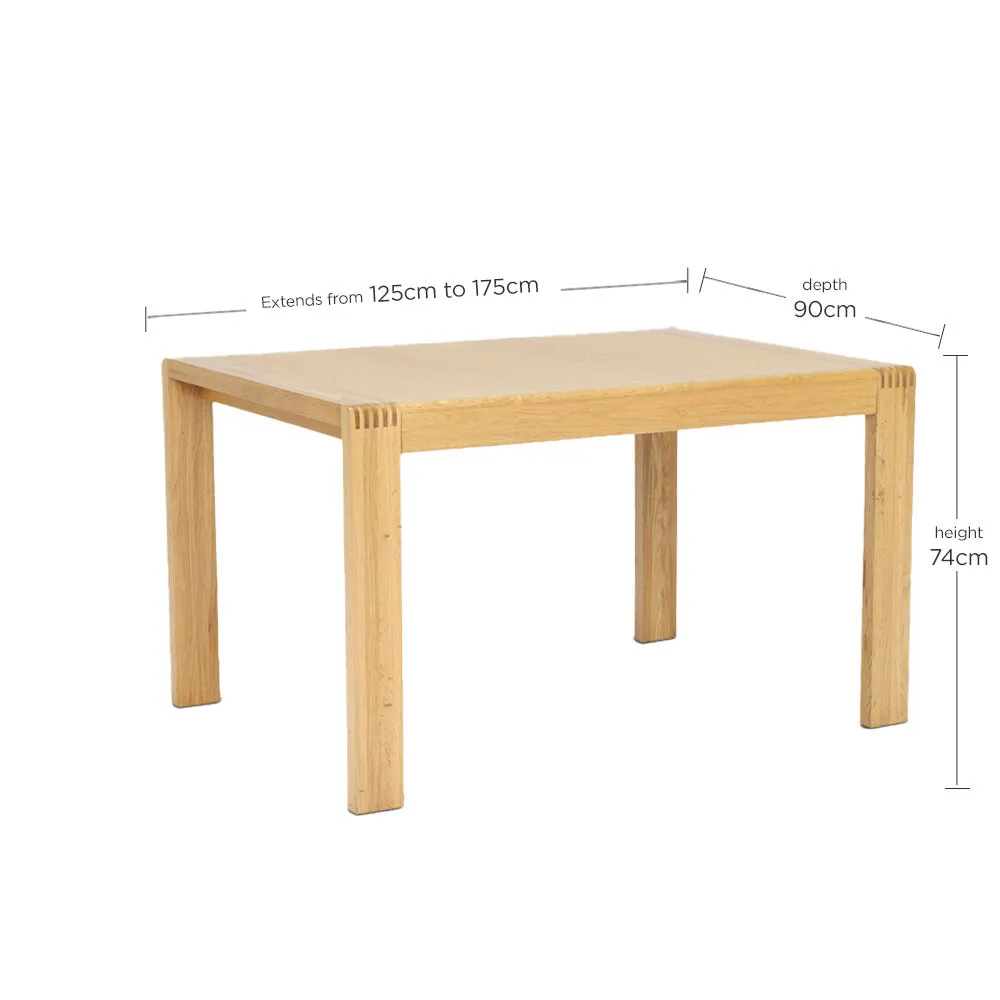 Ercol Bosco Small Extending Dining Table - Oak
