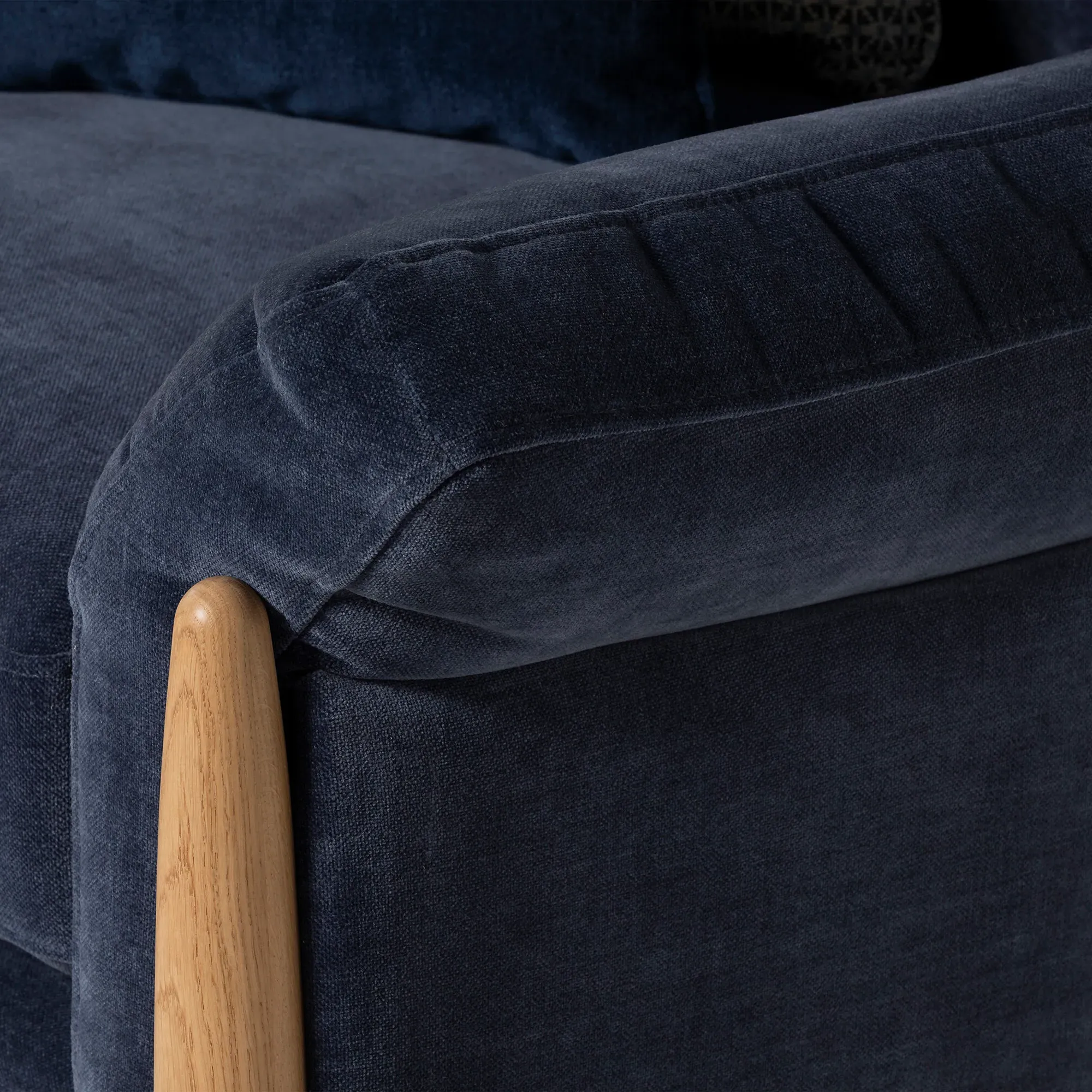 Ercol Clara Armchair - Blue, Fabric