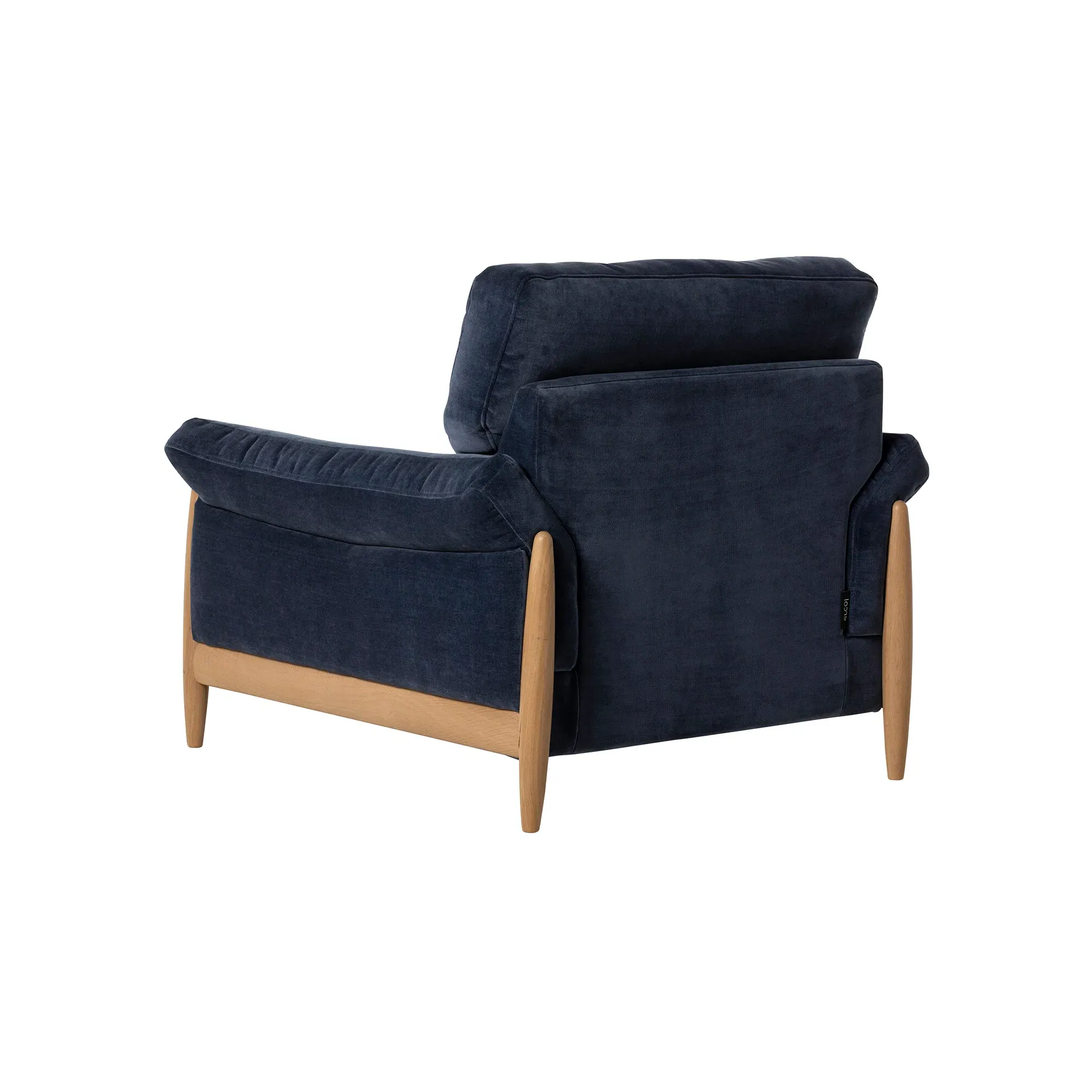 Ercol Clara Armchair - Blue, Fabric