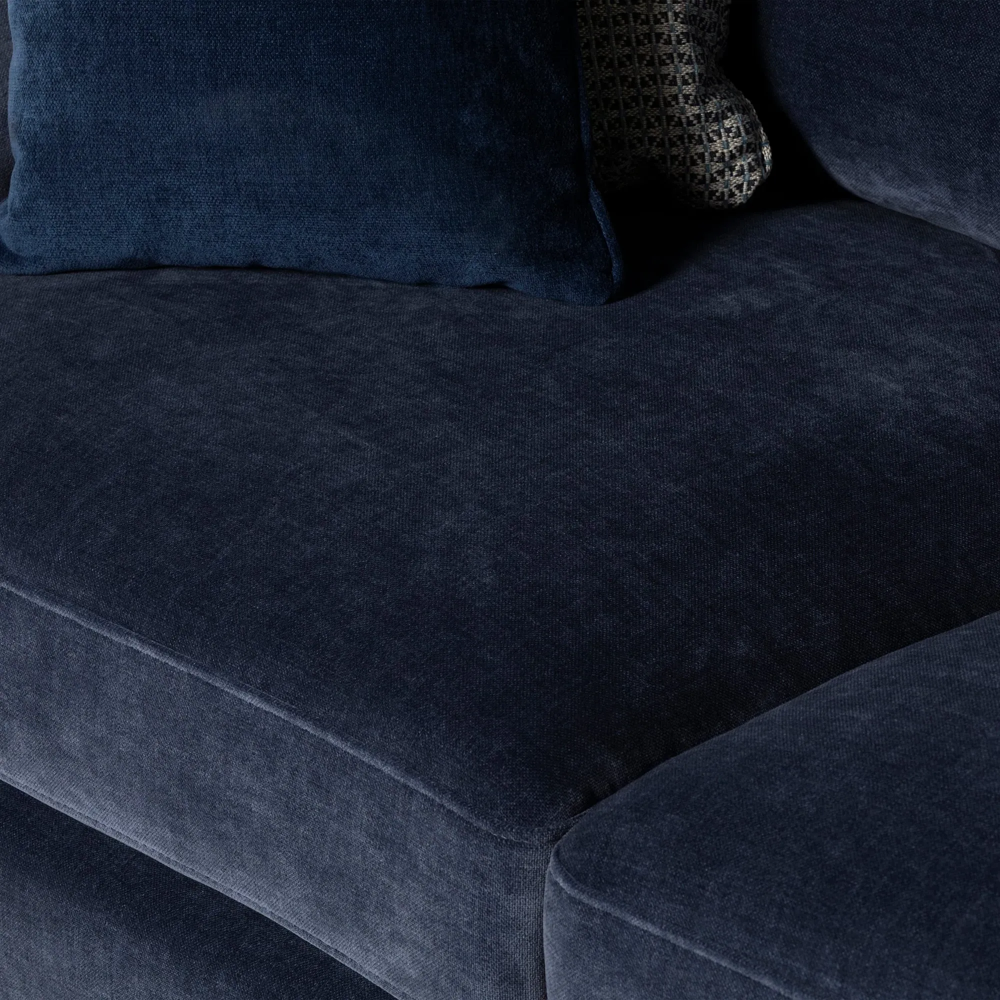 Ercol Clara Large Sofa - Blue, Fabric