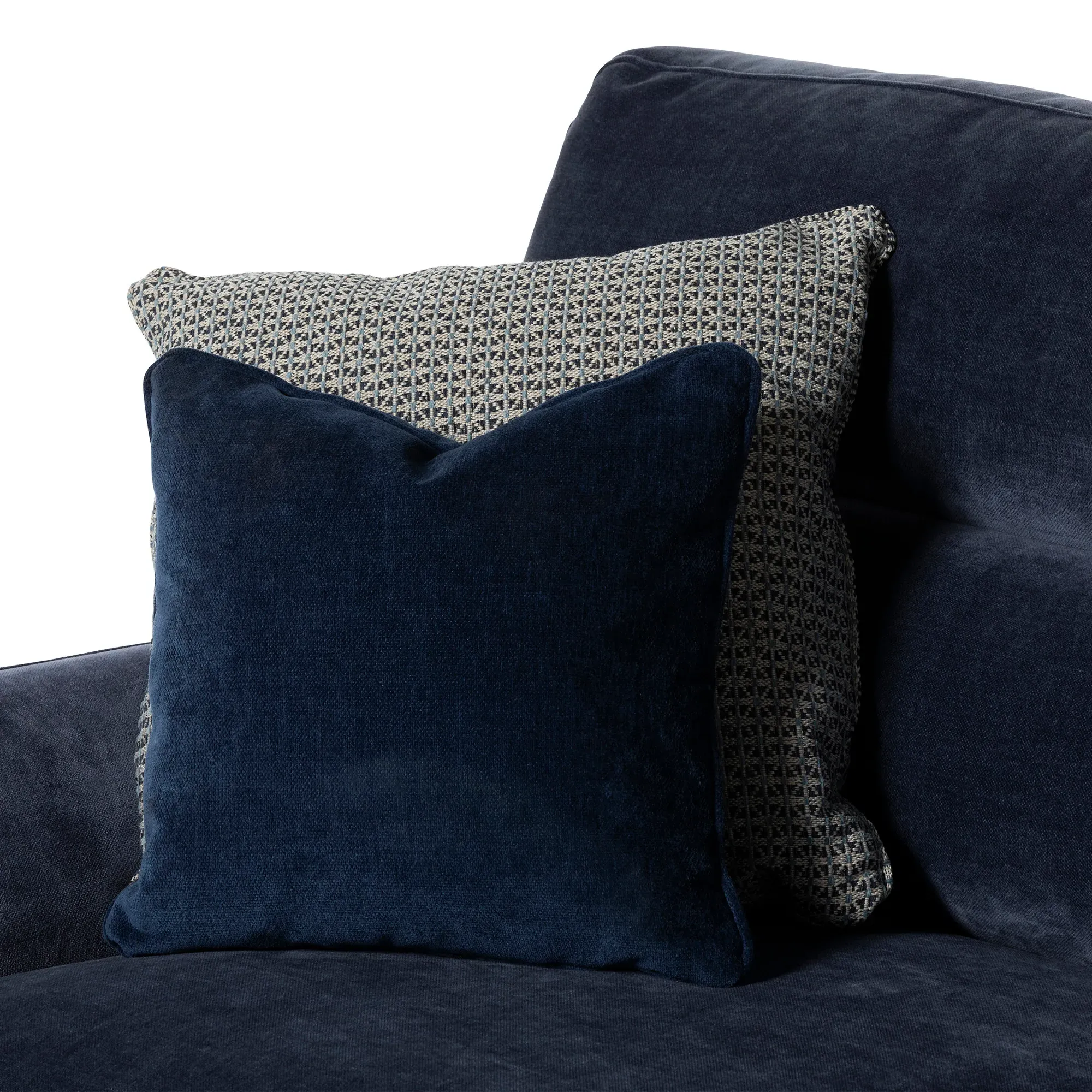 Ercol Clara Large Sofa - Blue, Fabric