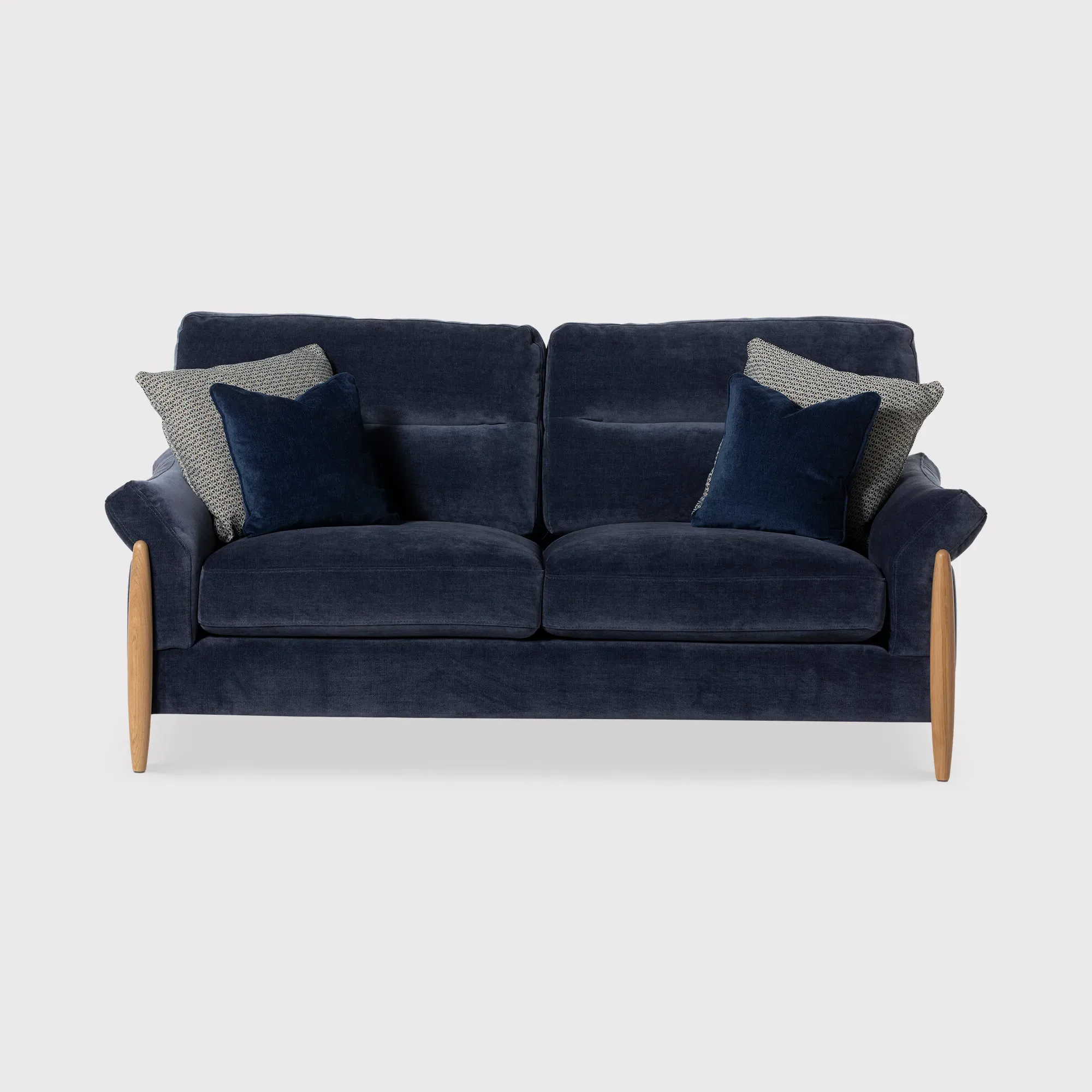 Ercol Clara Large Sofa - Blue, Fabric
