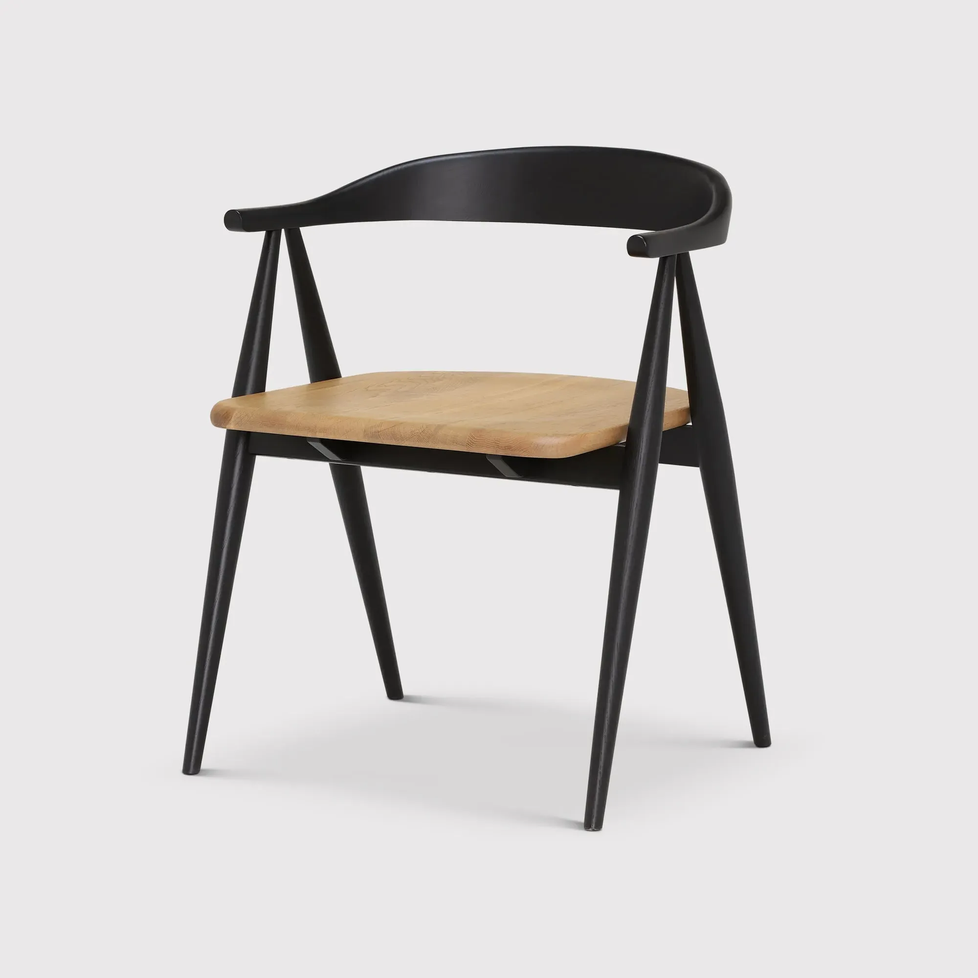 Ercol Como Armchair - Black, Oak image