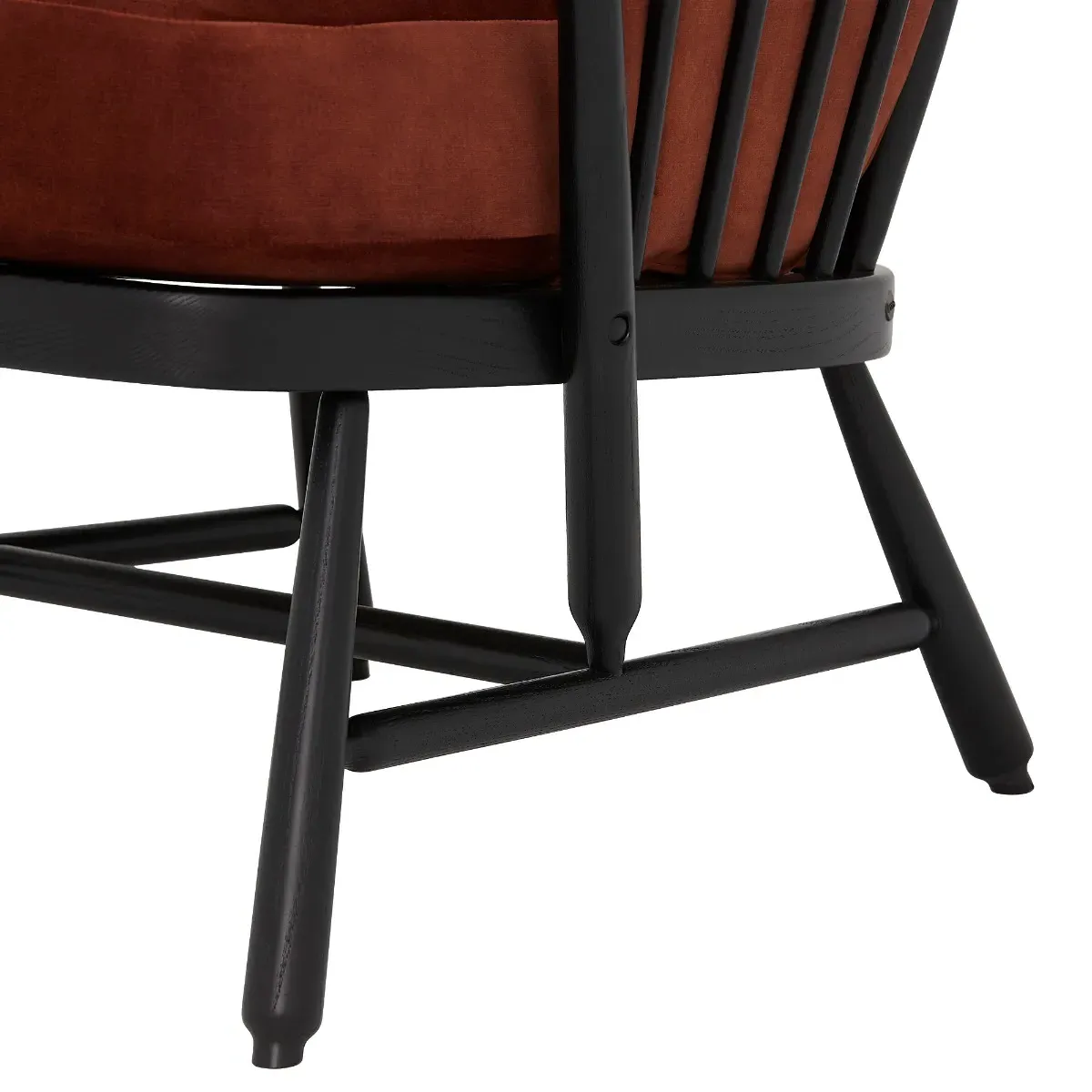 Ercol Evergreen Easy Armchair - Red, Ash