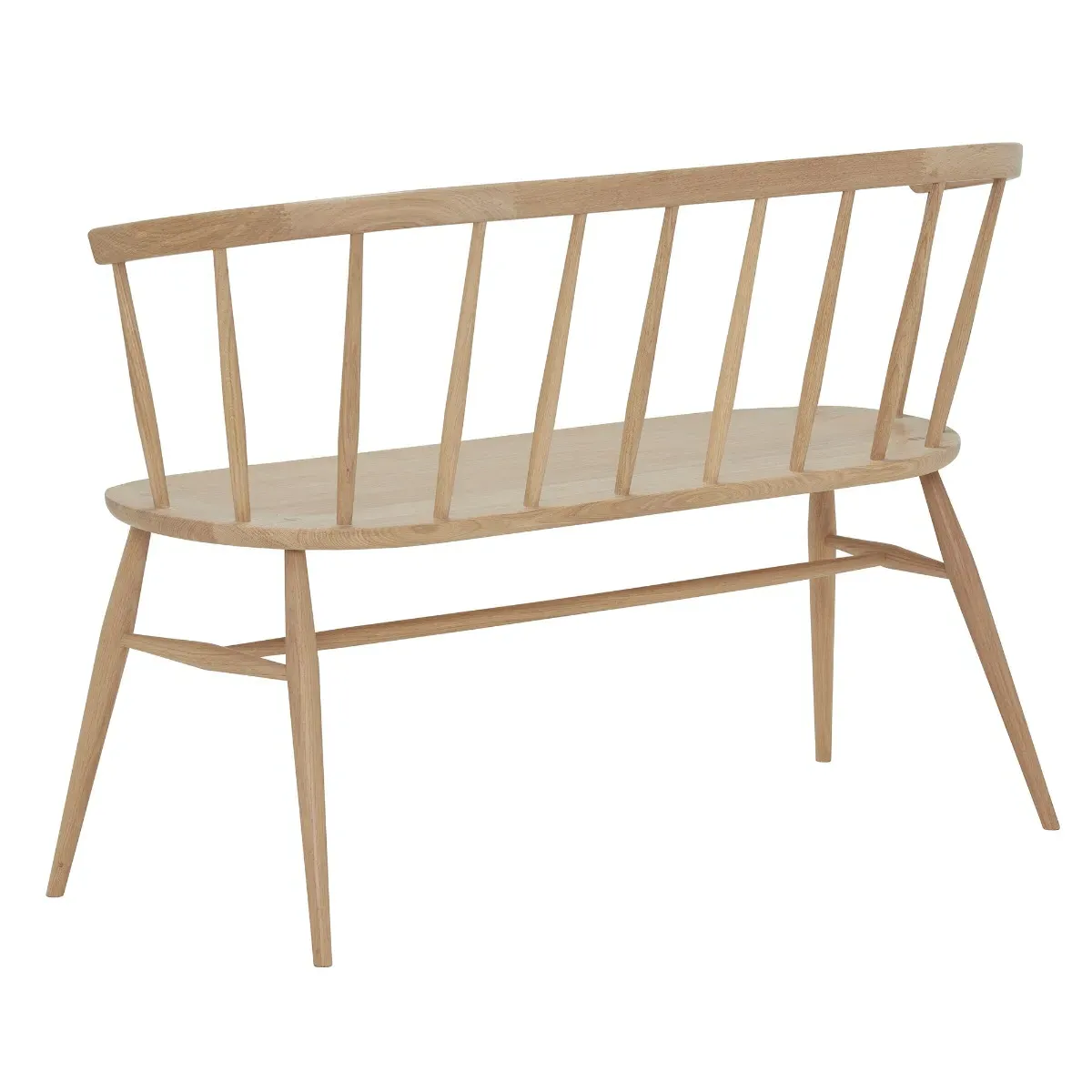 Ercol Heritage Loveseat Sofa - Neutral, Oak