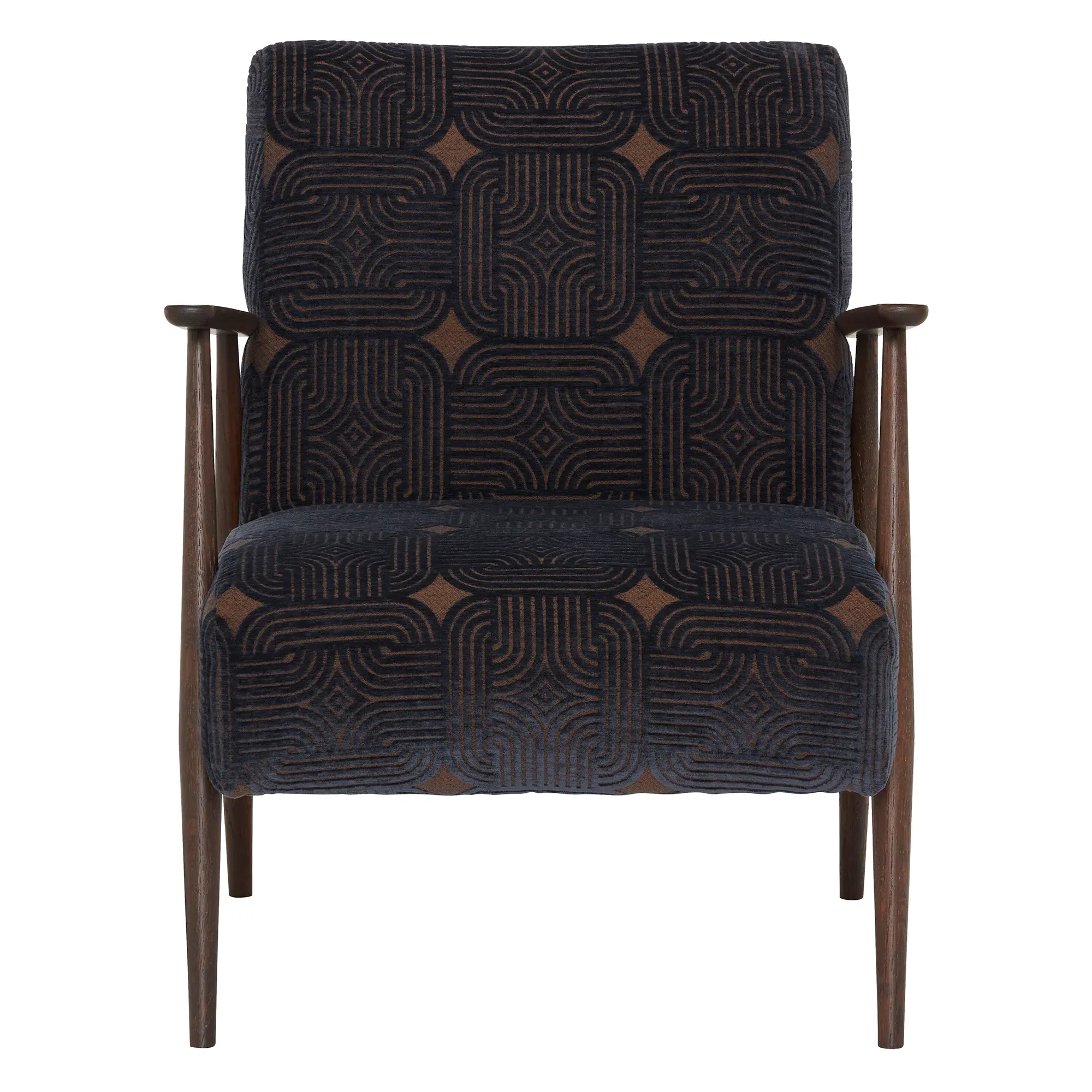 Ercol Marlia Accent Chair - Blue, Fabric