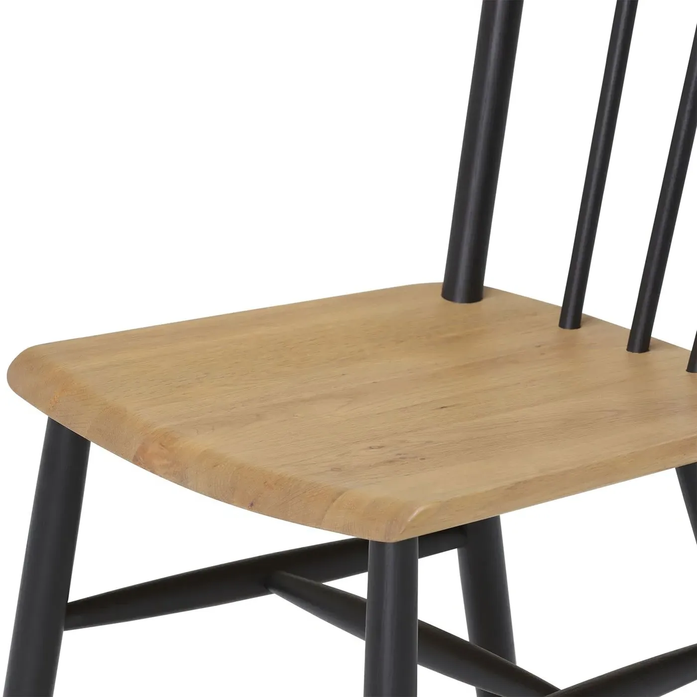 Ercol Monza Dining Chair - Black, Oak