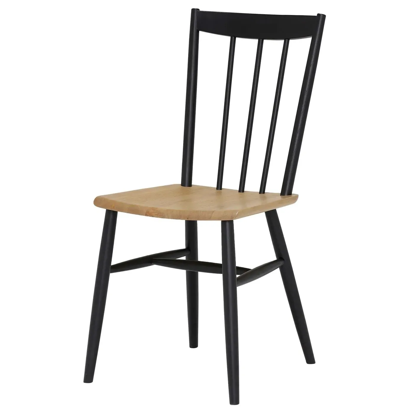 Ercol Monza Dining Chair - Black, Oak image