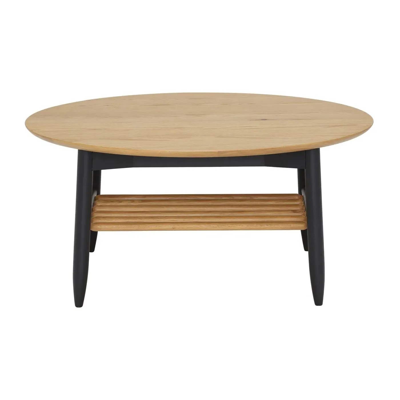 Ercol Monza Round Coffee Table - Brown, Oak