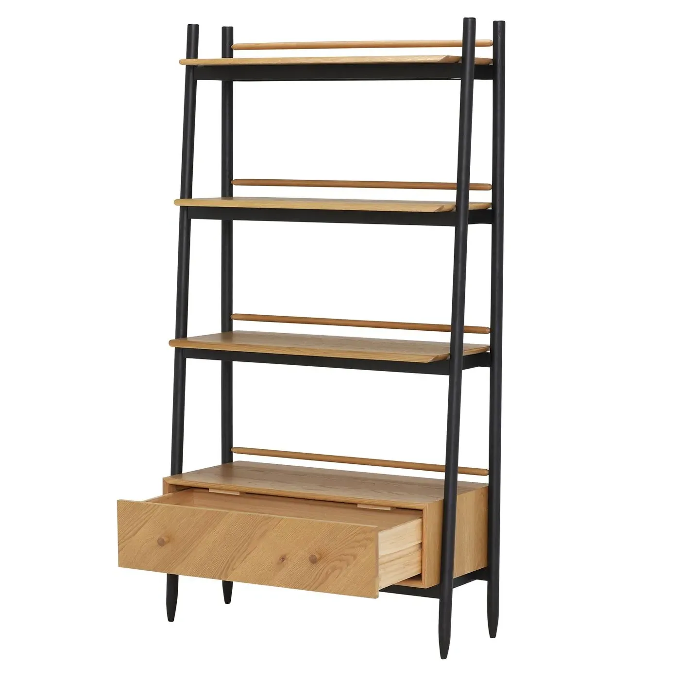 Ercol Monza Shelving Unit - Neutral, Oak