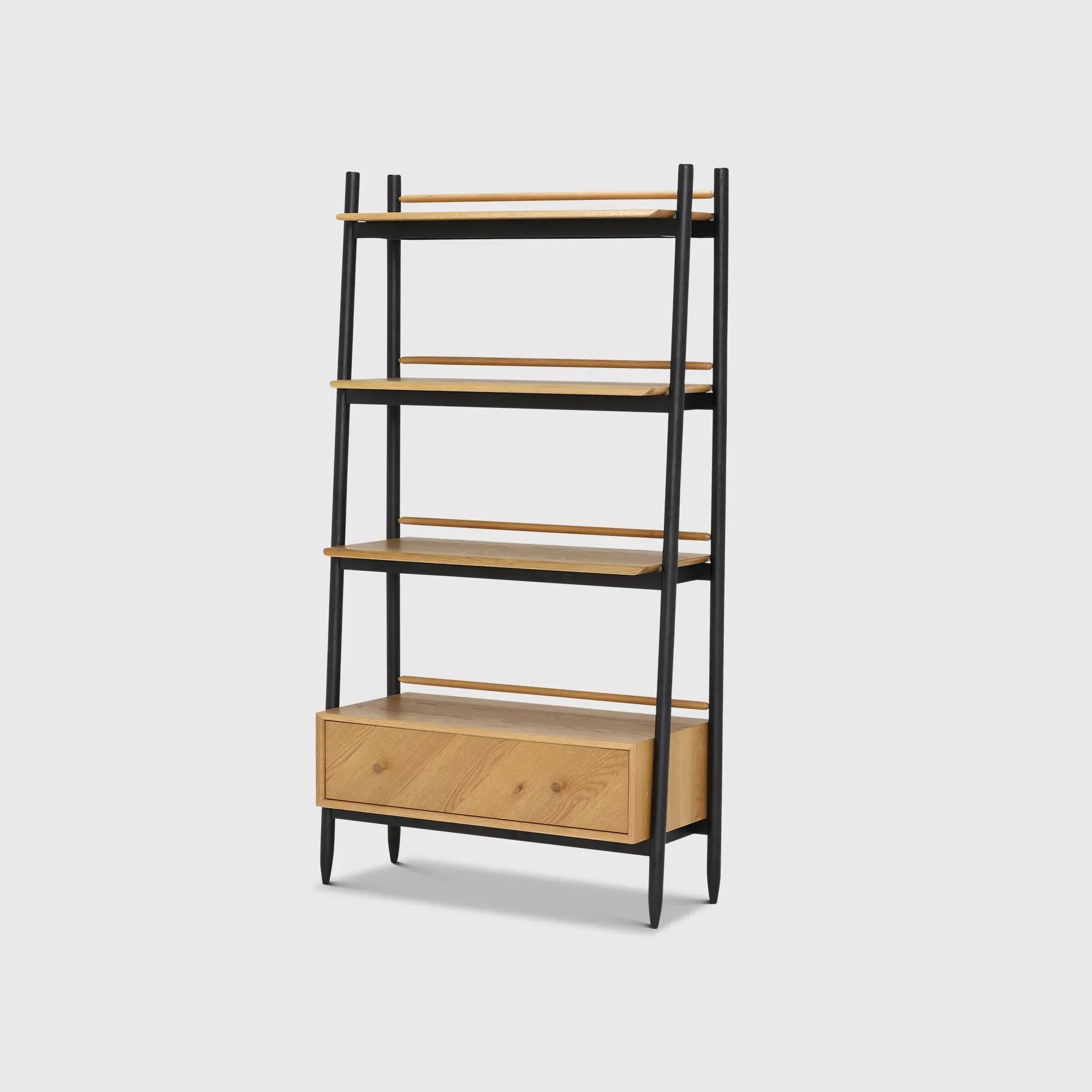 Ercol Monza Shelving Unit - Neutral, Oak
