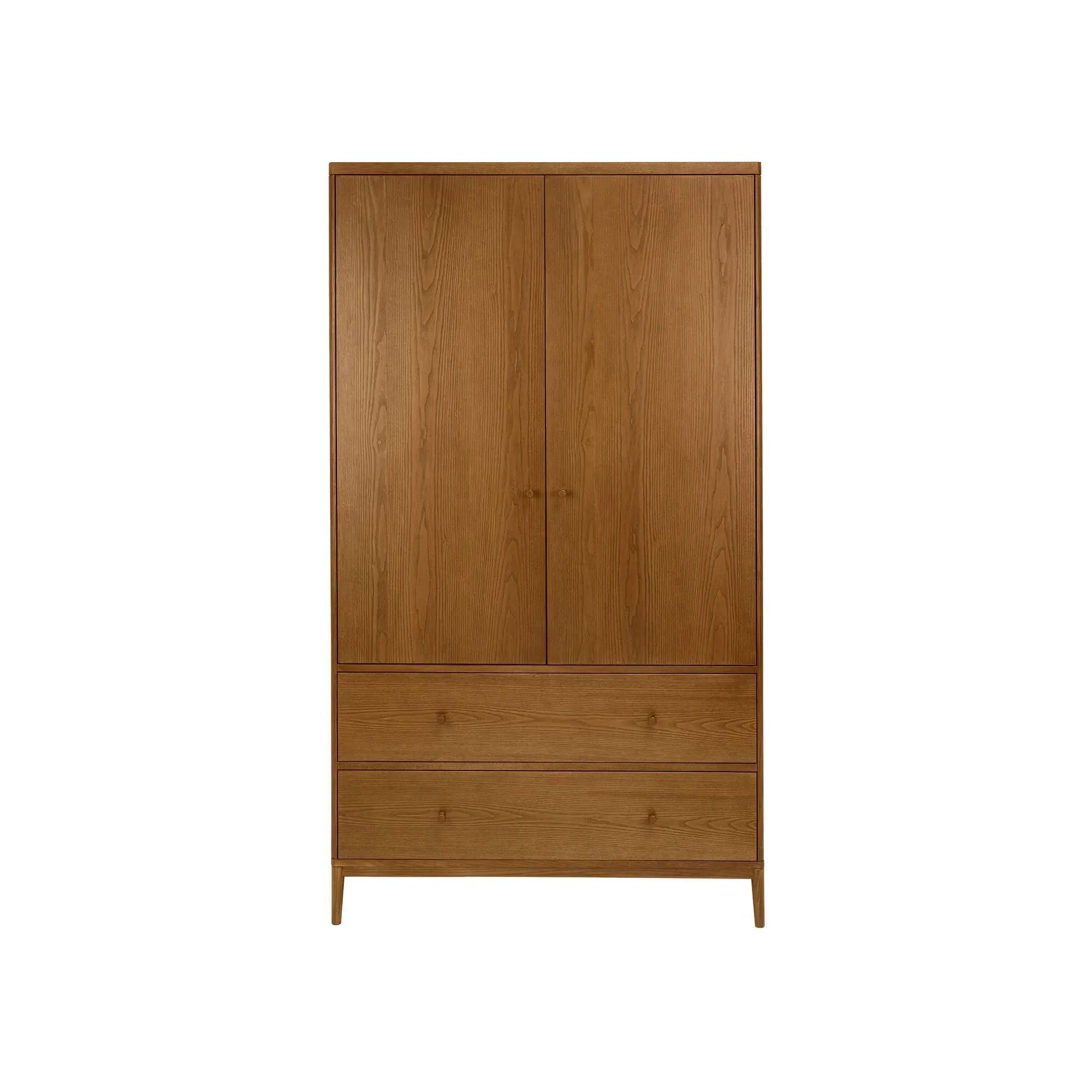 Ercol Salina 2 Door Wardrobe - Neutral, Ash