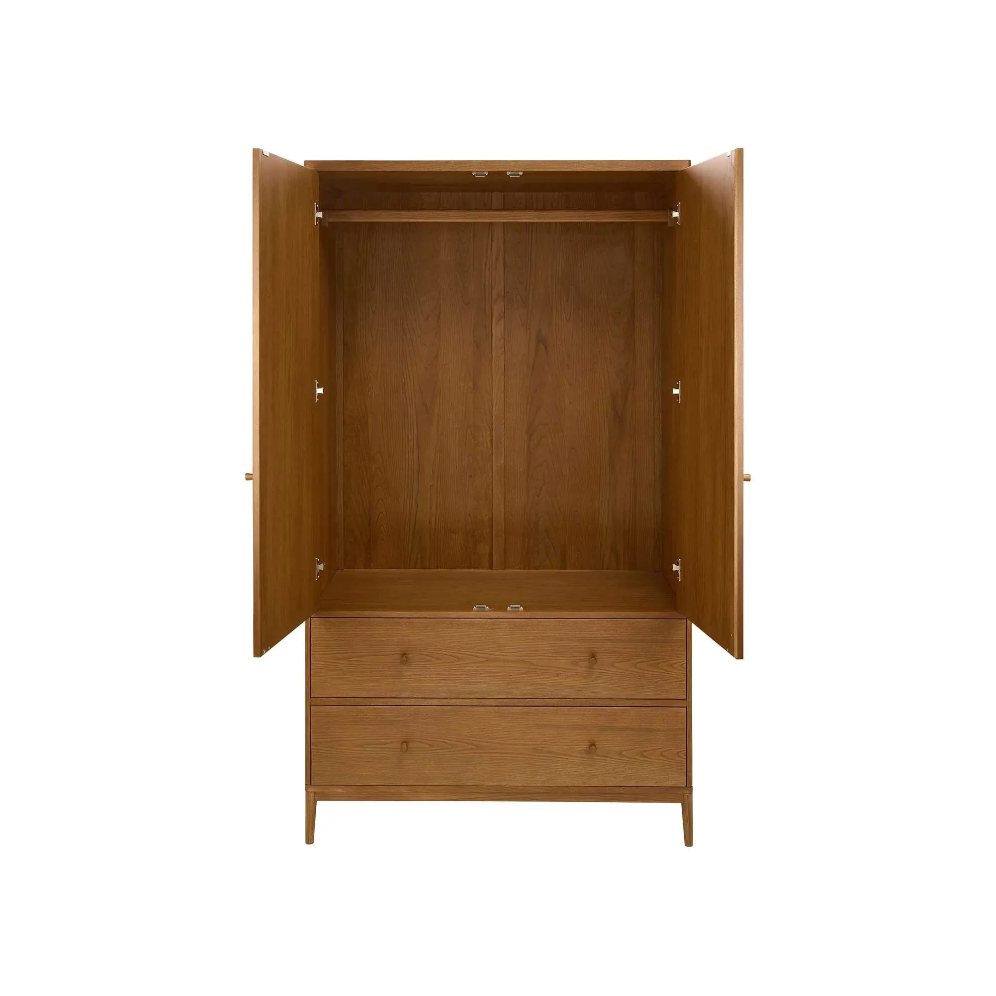 Ercol Salina 2 Door Wardrobe - Neutral, Ash