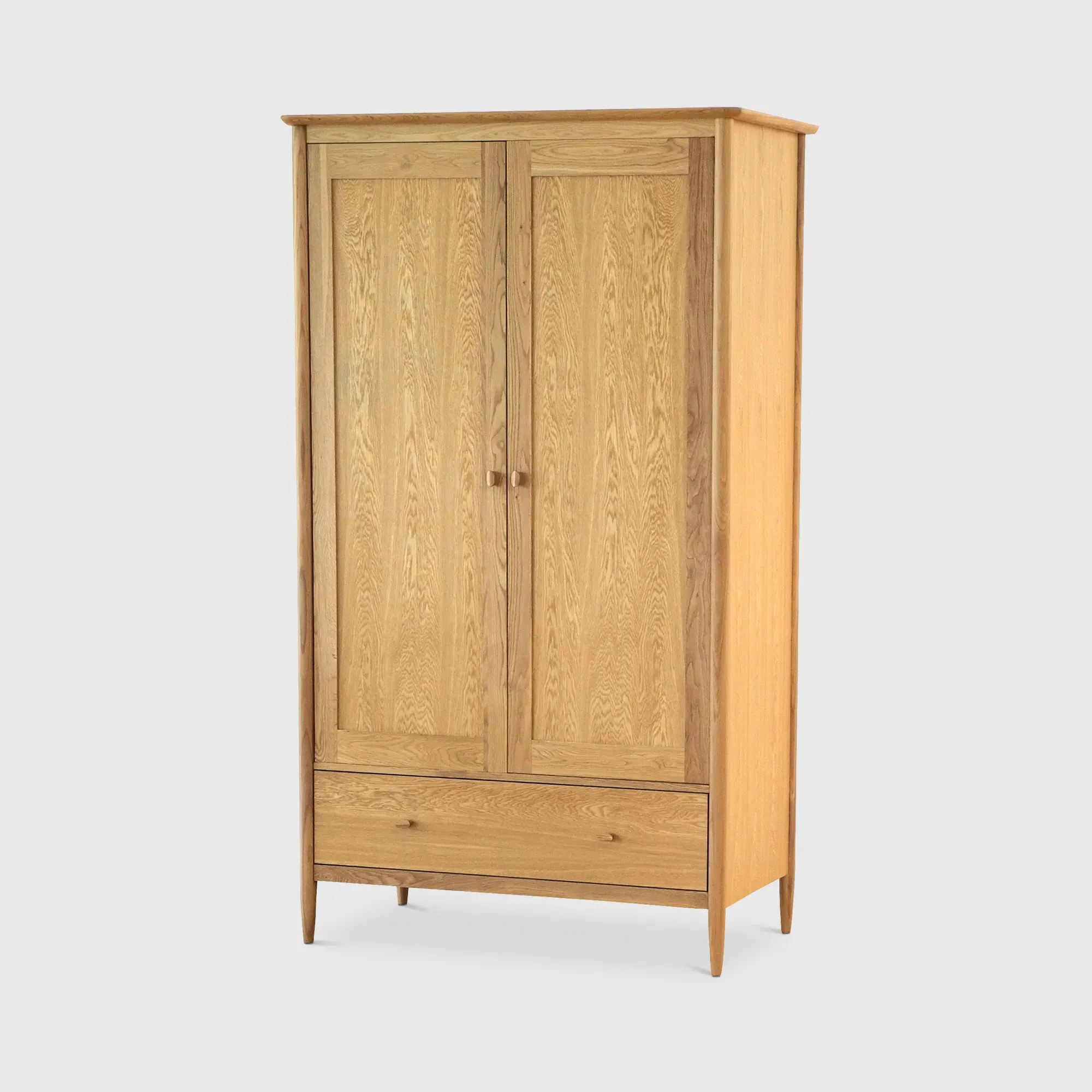 Ercol Teramo 2 Door Wardrobe - Brown, Oak