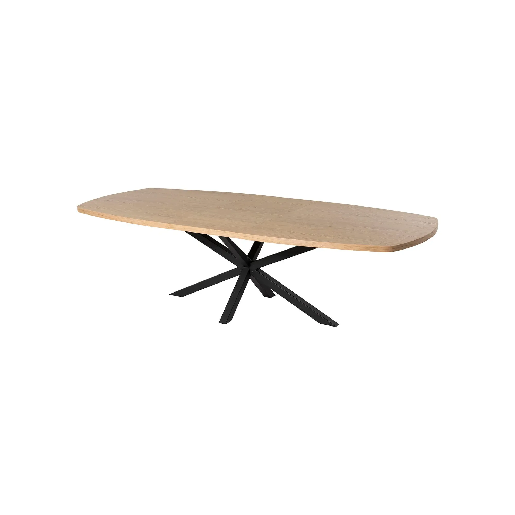 Erzen Extendable Round Dining Table - Neutral, Lamulux
