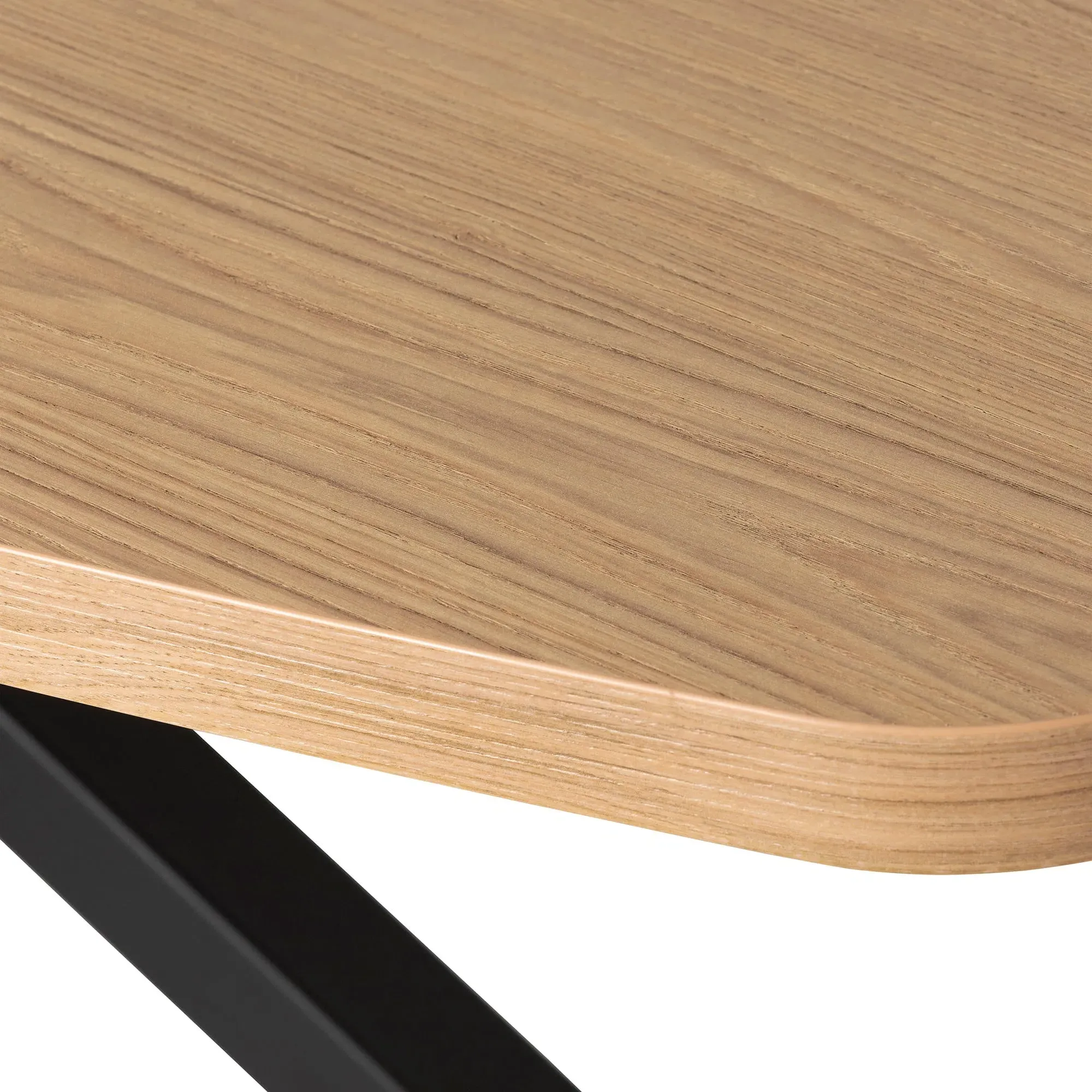 Erzen Extendable Round Dining Table - Neutral, Lamulux