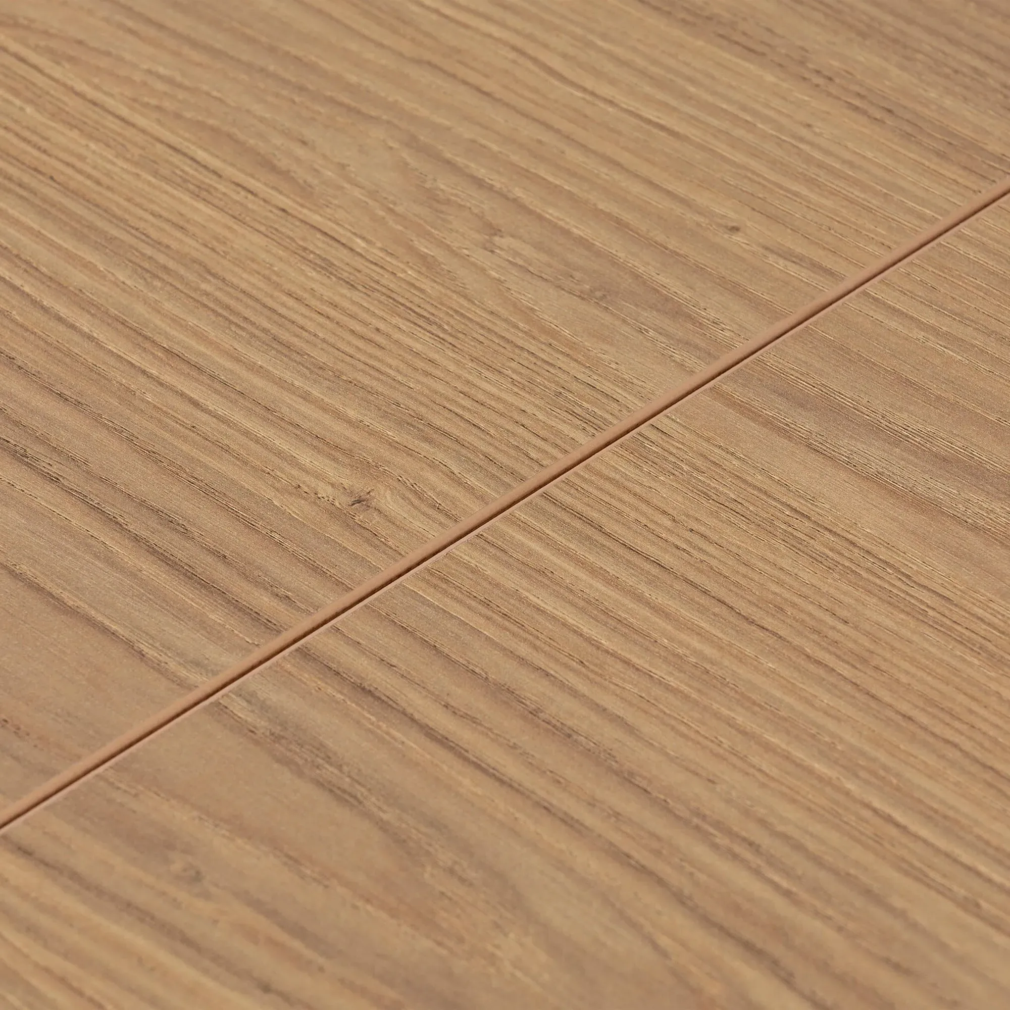 Erzen Extendable Round Dining Table - Neutral, Lamulux