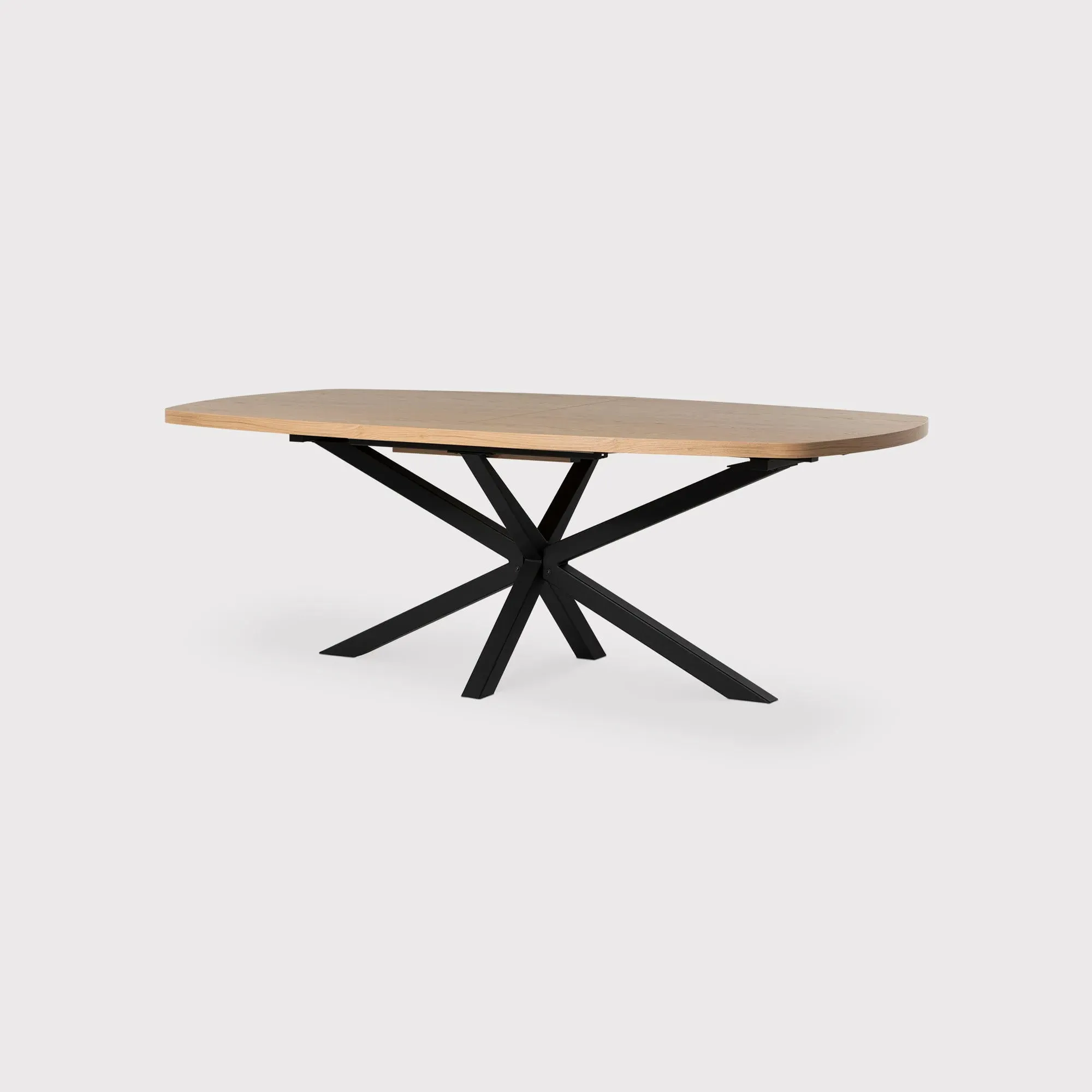Erzen Extendable Round Dining Table - Neutral, Lamulux image