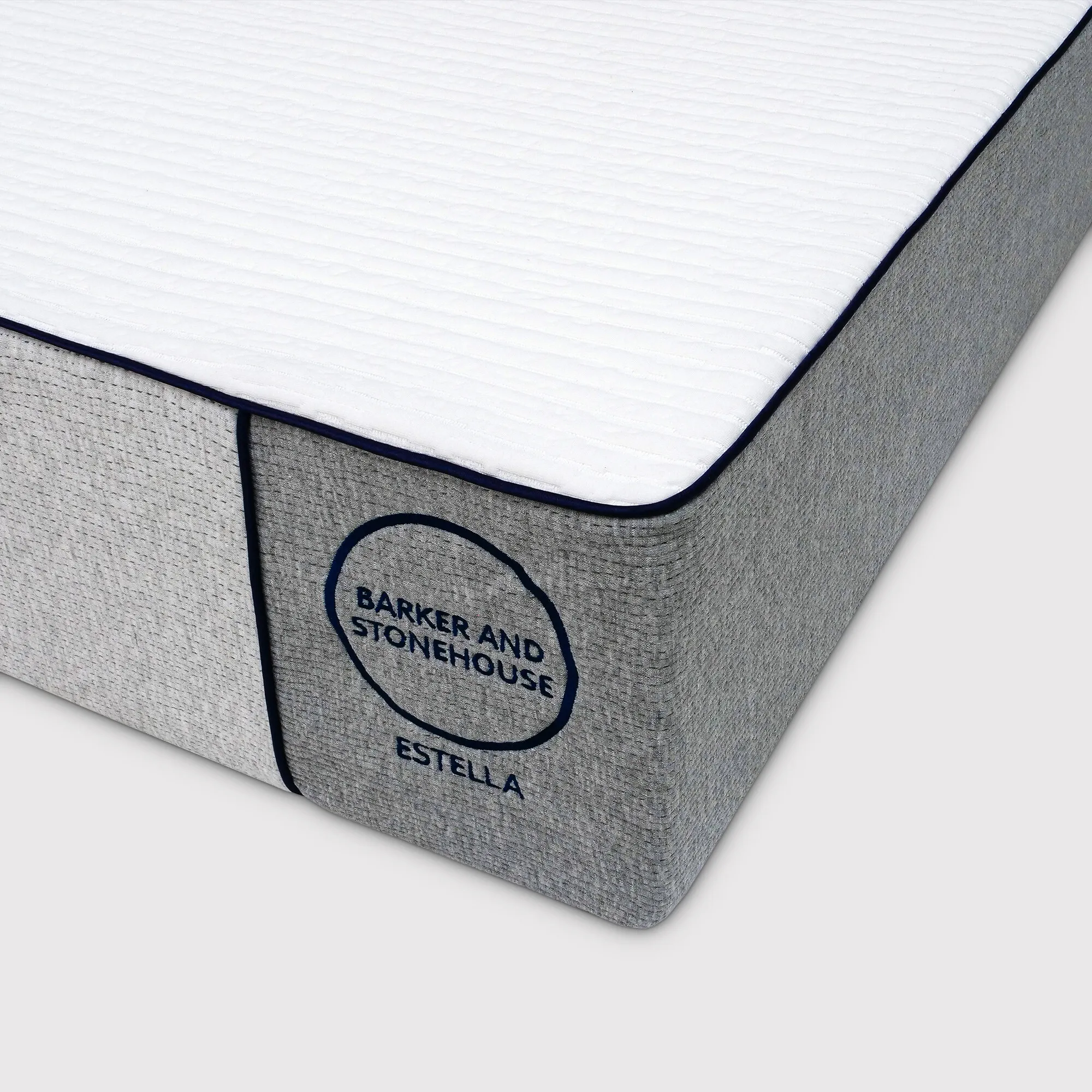 Estella Super King Size Mattress - White, Fabric product