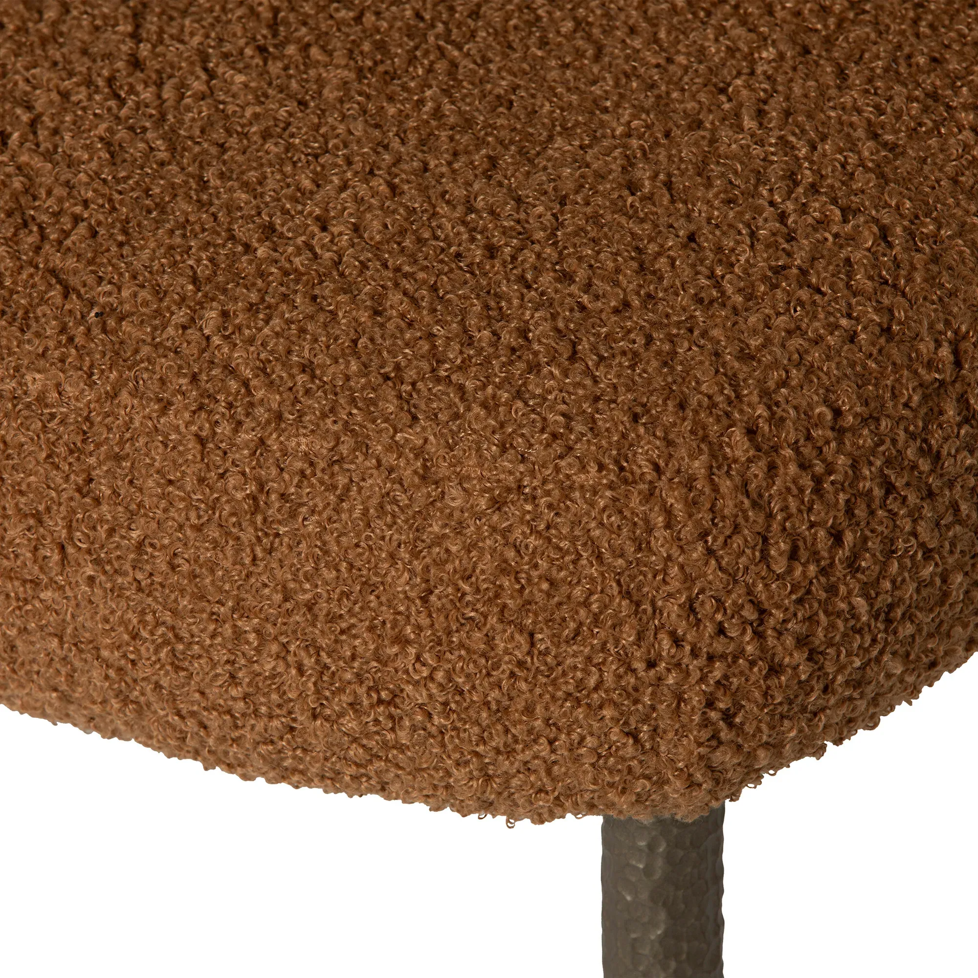 Estelle Dining Chair - Brown, Fabric