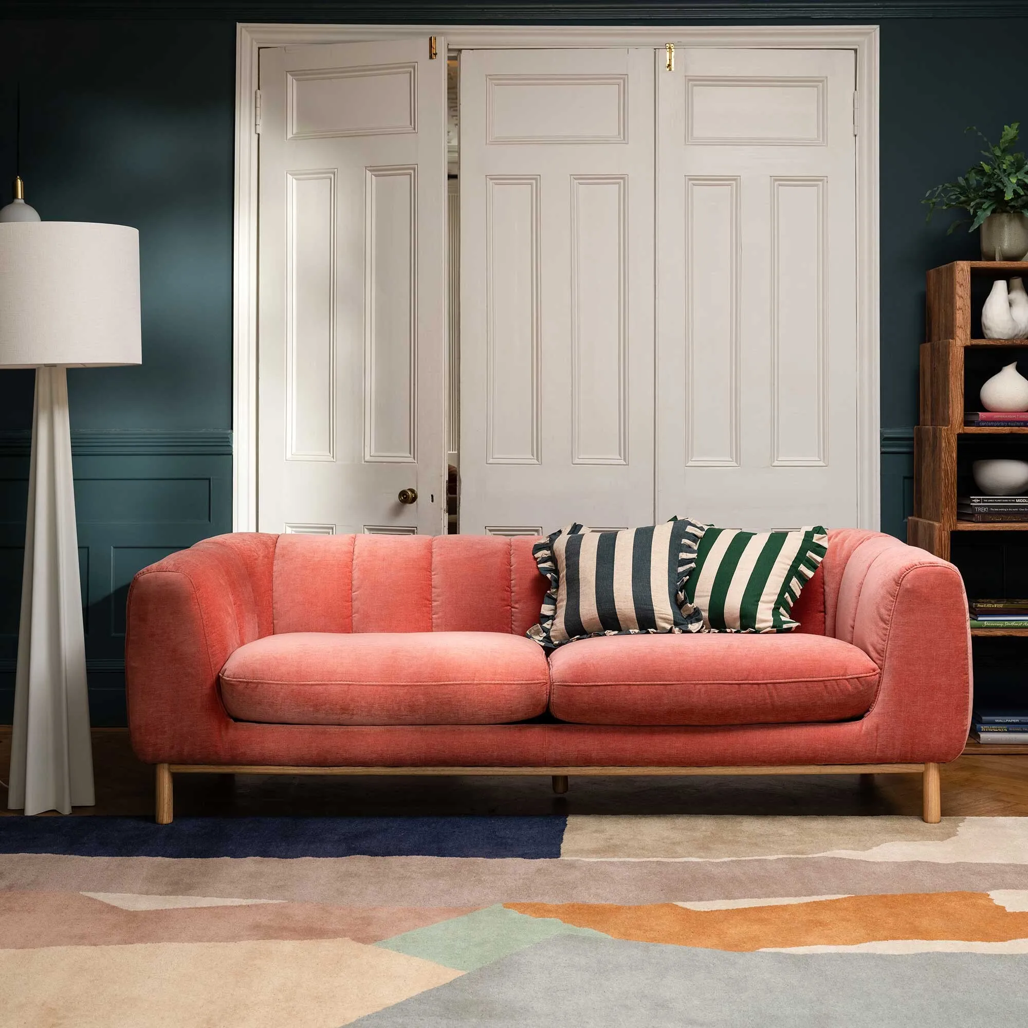 Eyre 3-Seater Sofa - Pink