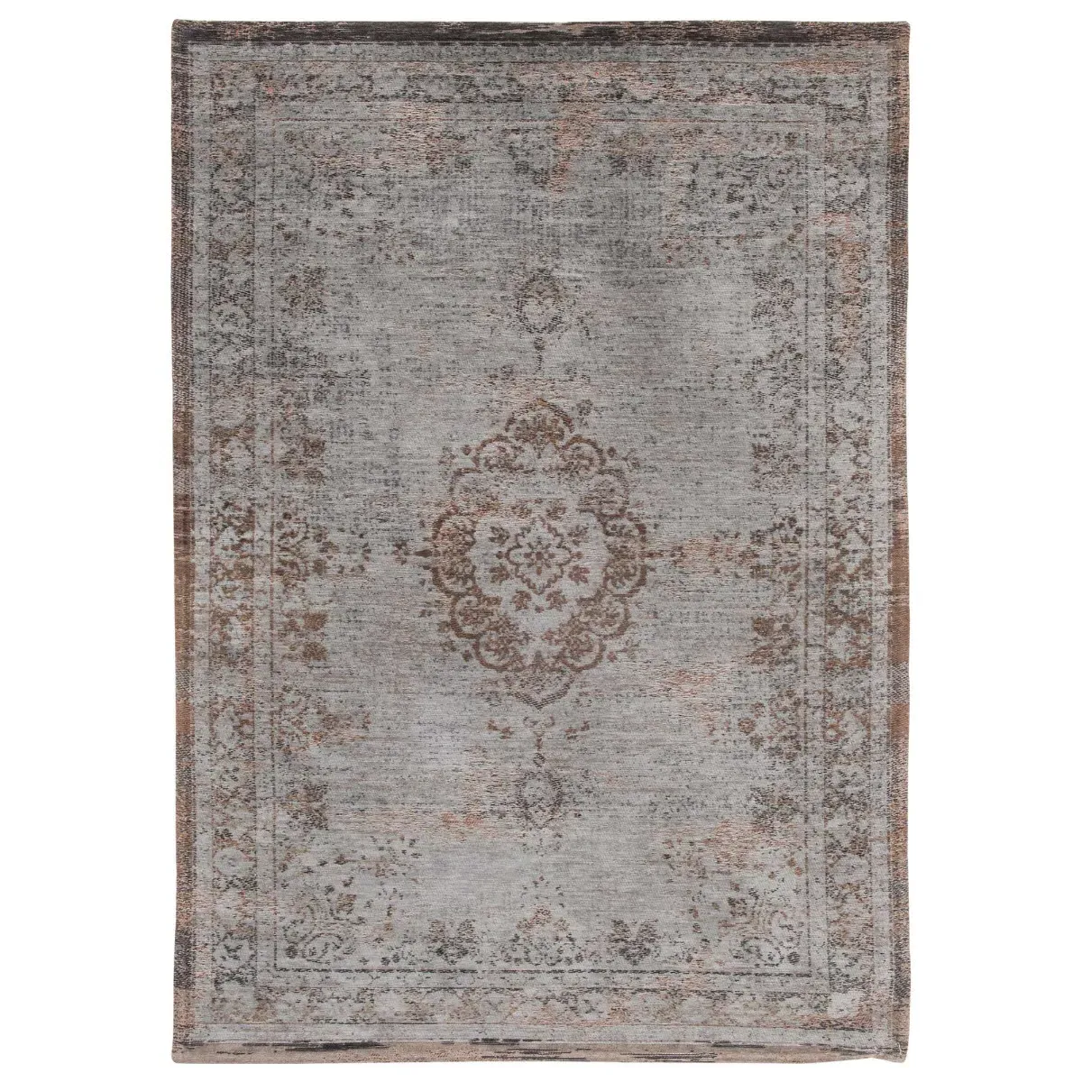 Fading World Square Rug - Grey Ebony, Cotton image