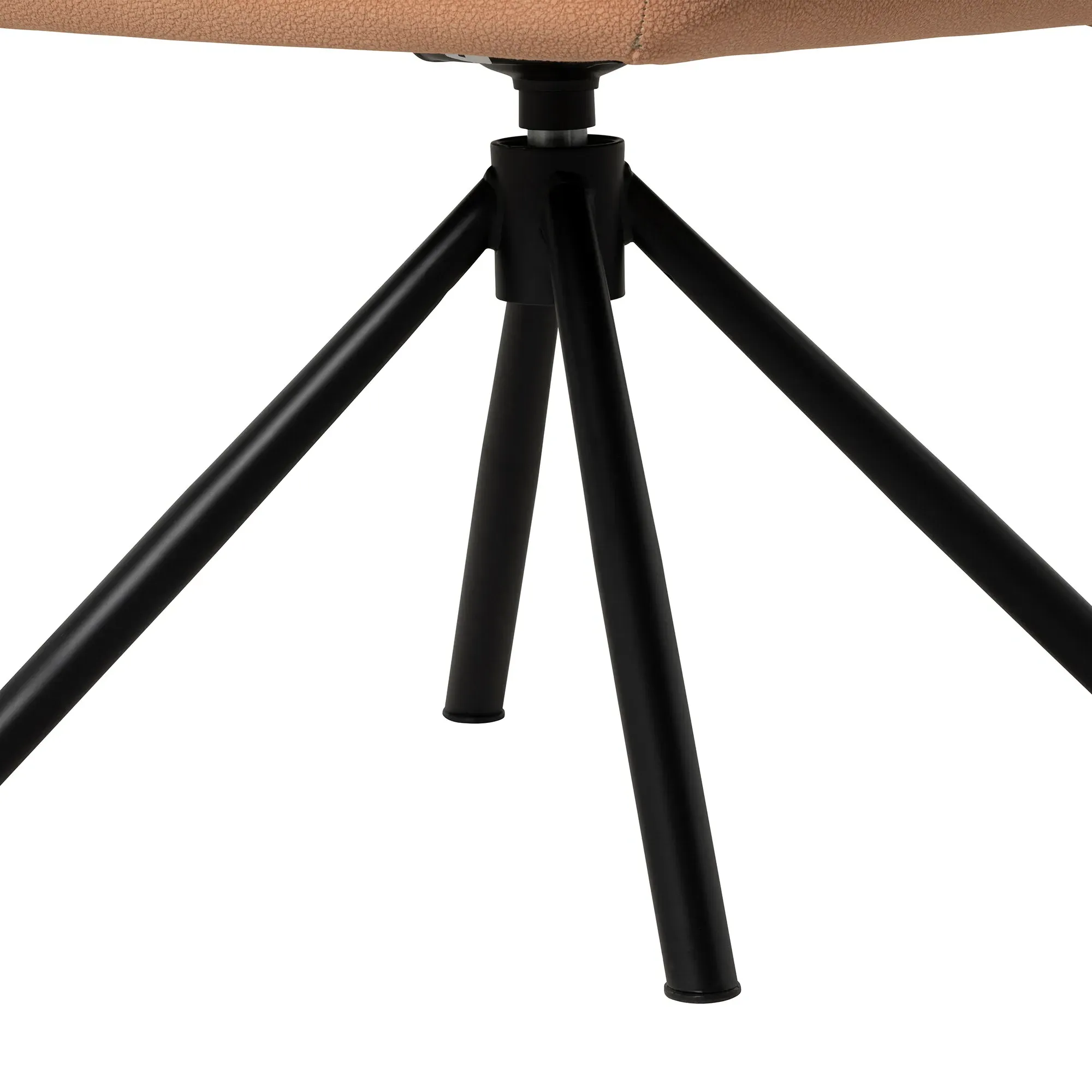 Faulkner Dining Chair - Brown, Faux Leather