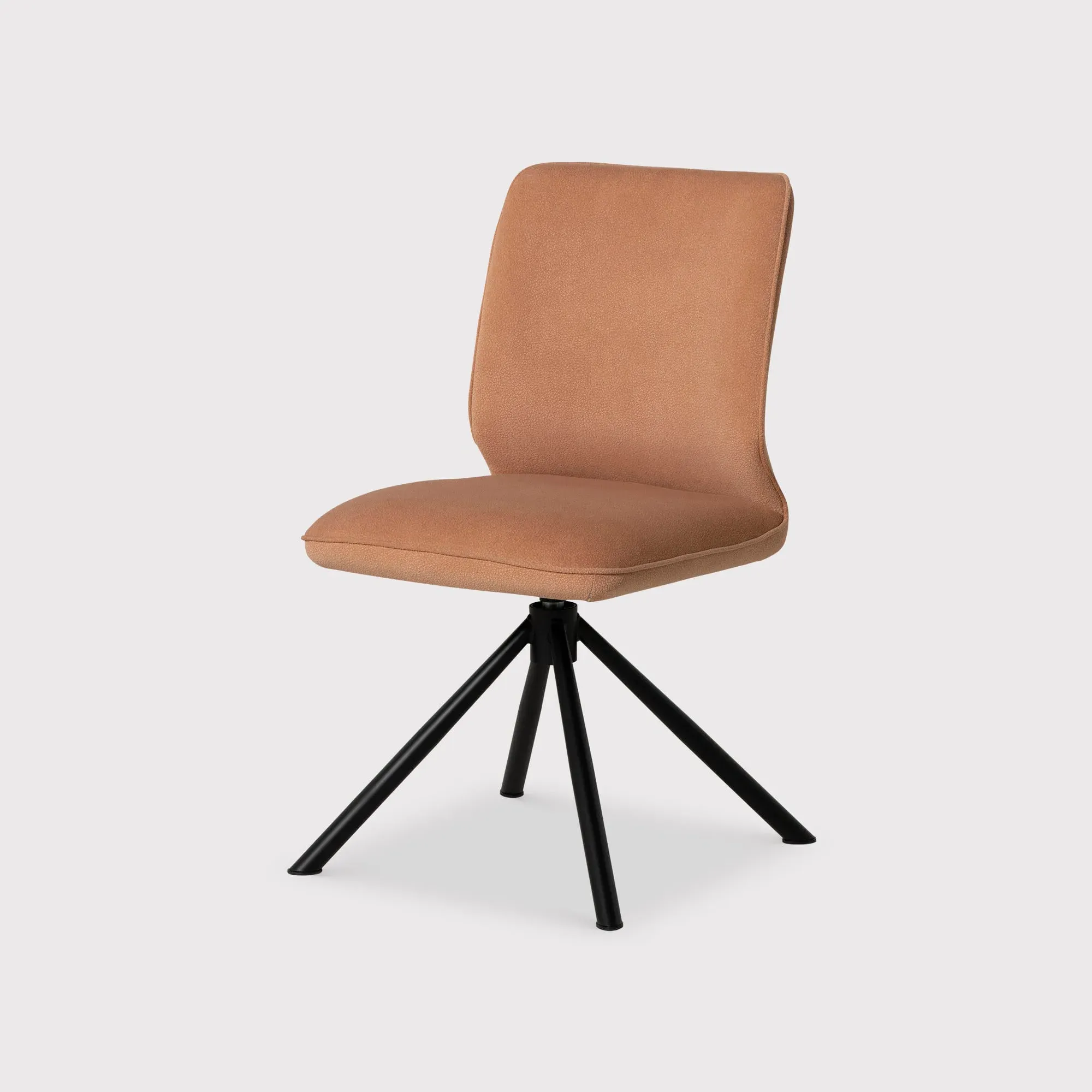 Faulkner Dining Chair - Brown, Faux Leather image