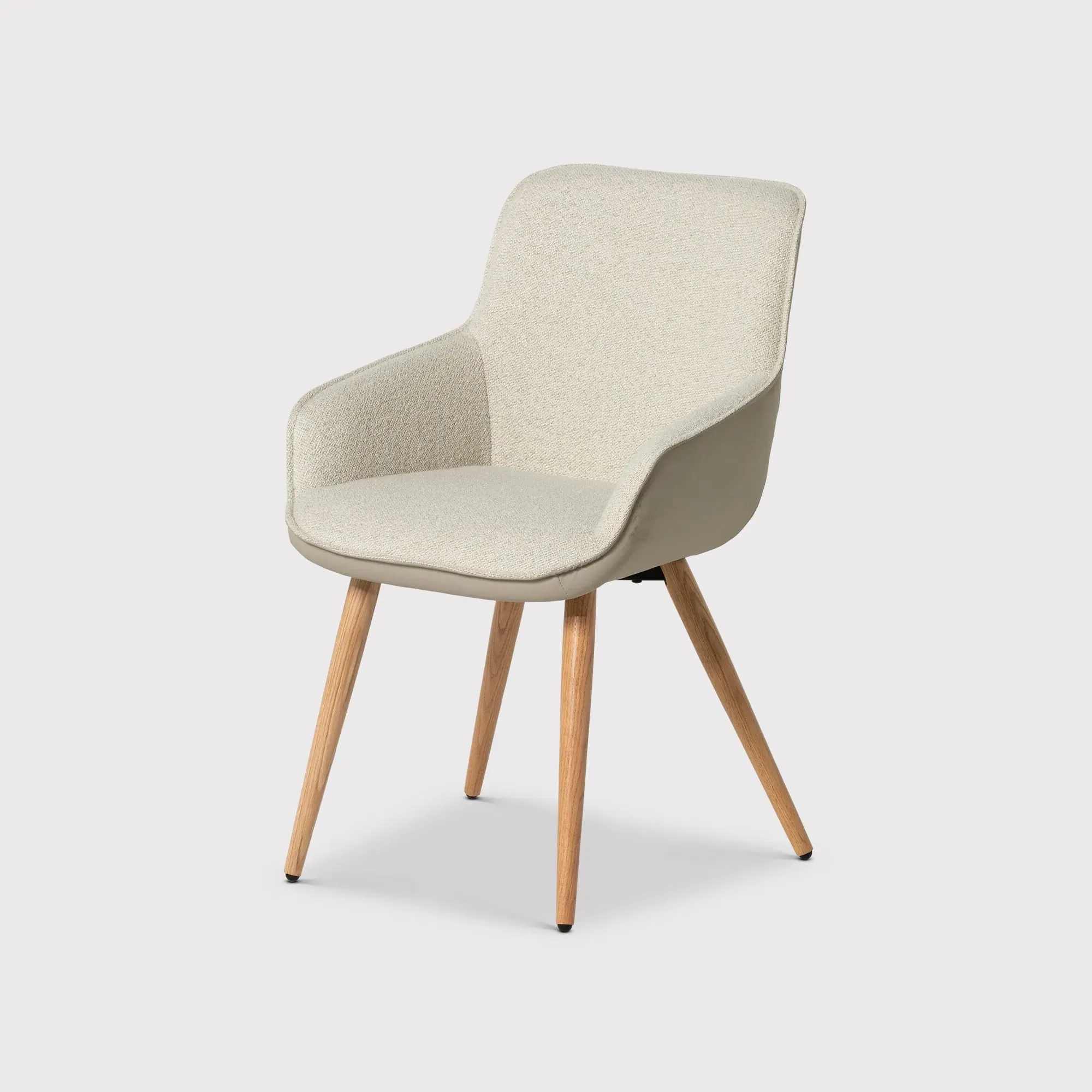 Fenris Dining Chair with Arms - Neutral, Fabric image