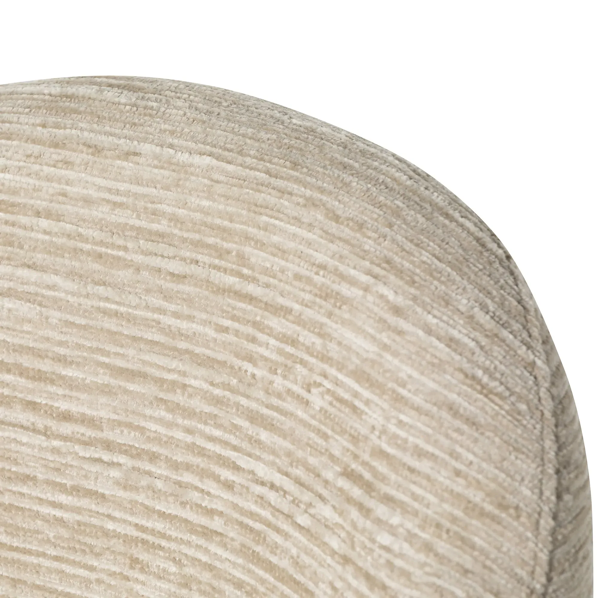 Fitzgerald Swivel Dining Chair with Arms - Neutral, Polyester