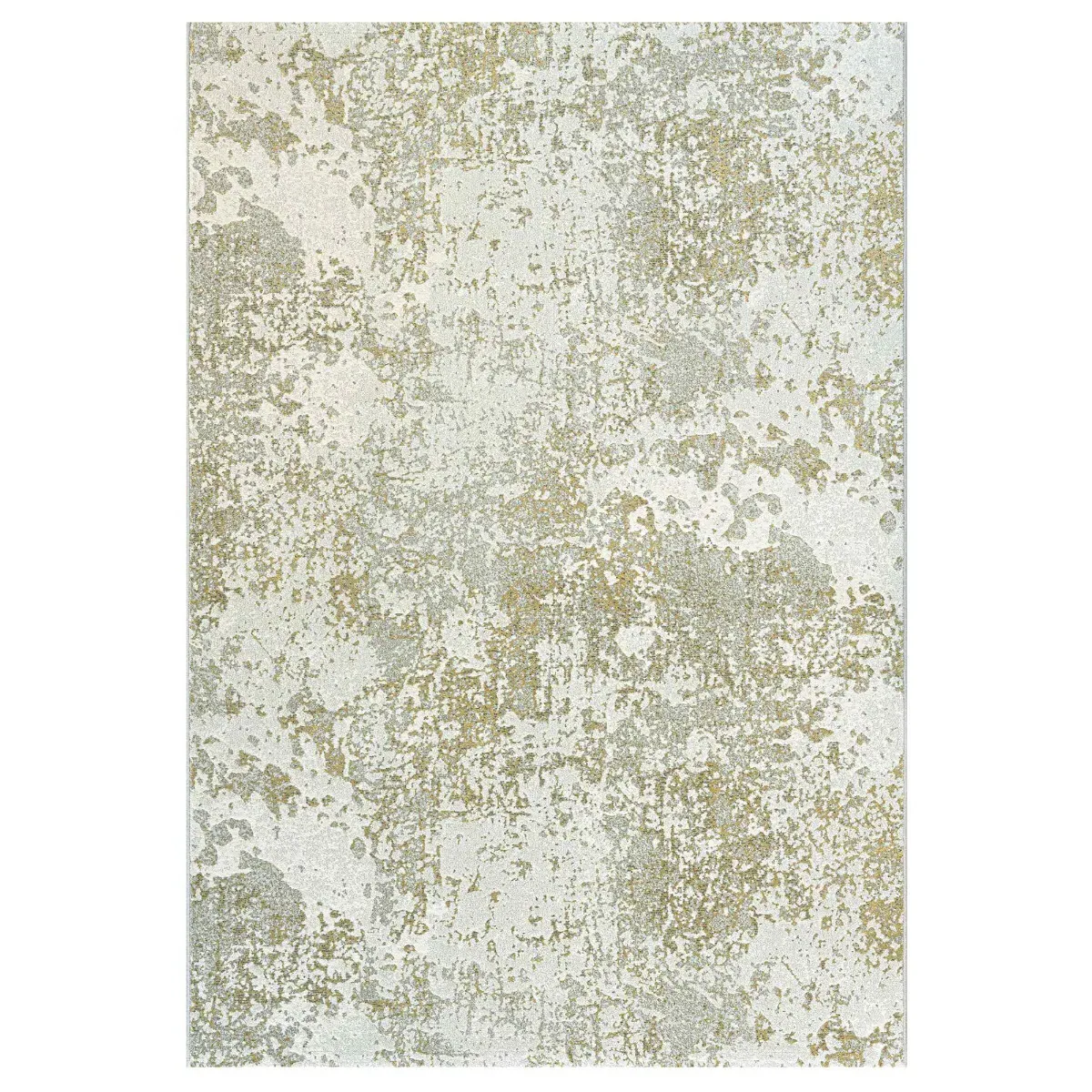 Fleck Square Rug - Yellow, Polypropylene