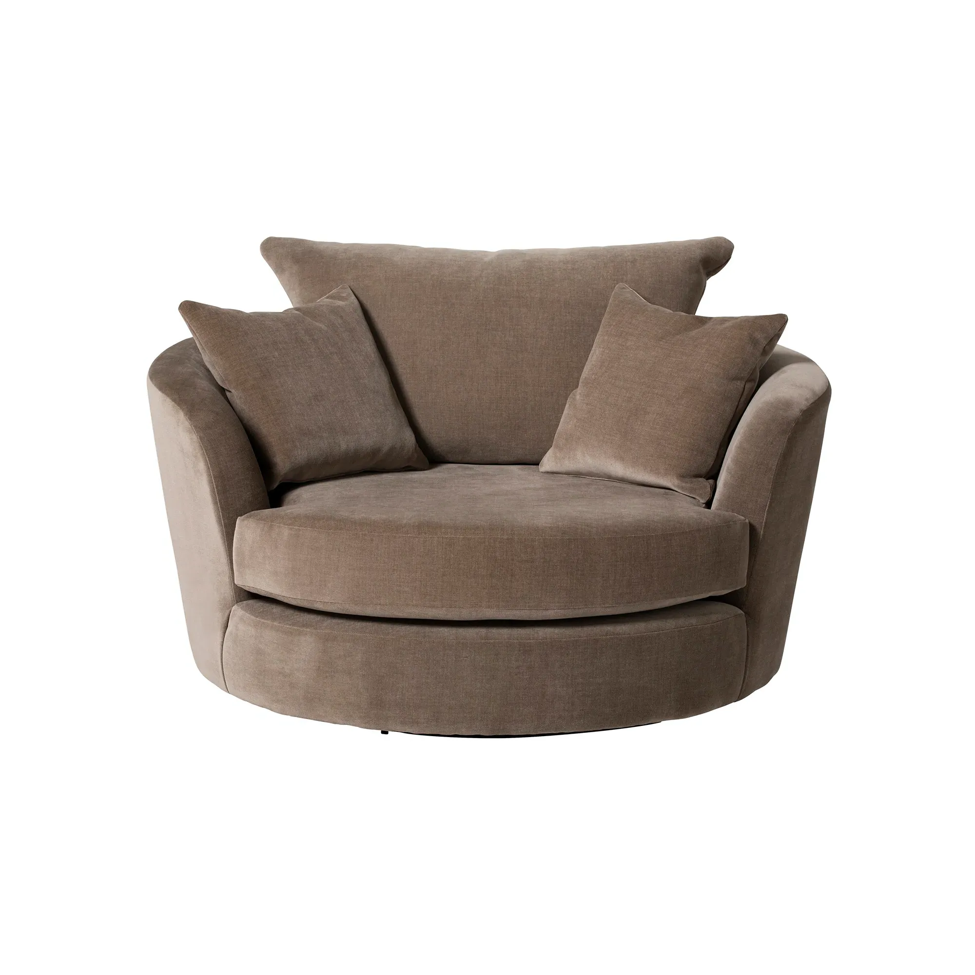 Floyd Cuddler Swivel Armchair with Foam Fabric