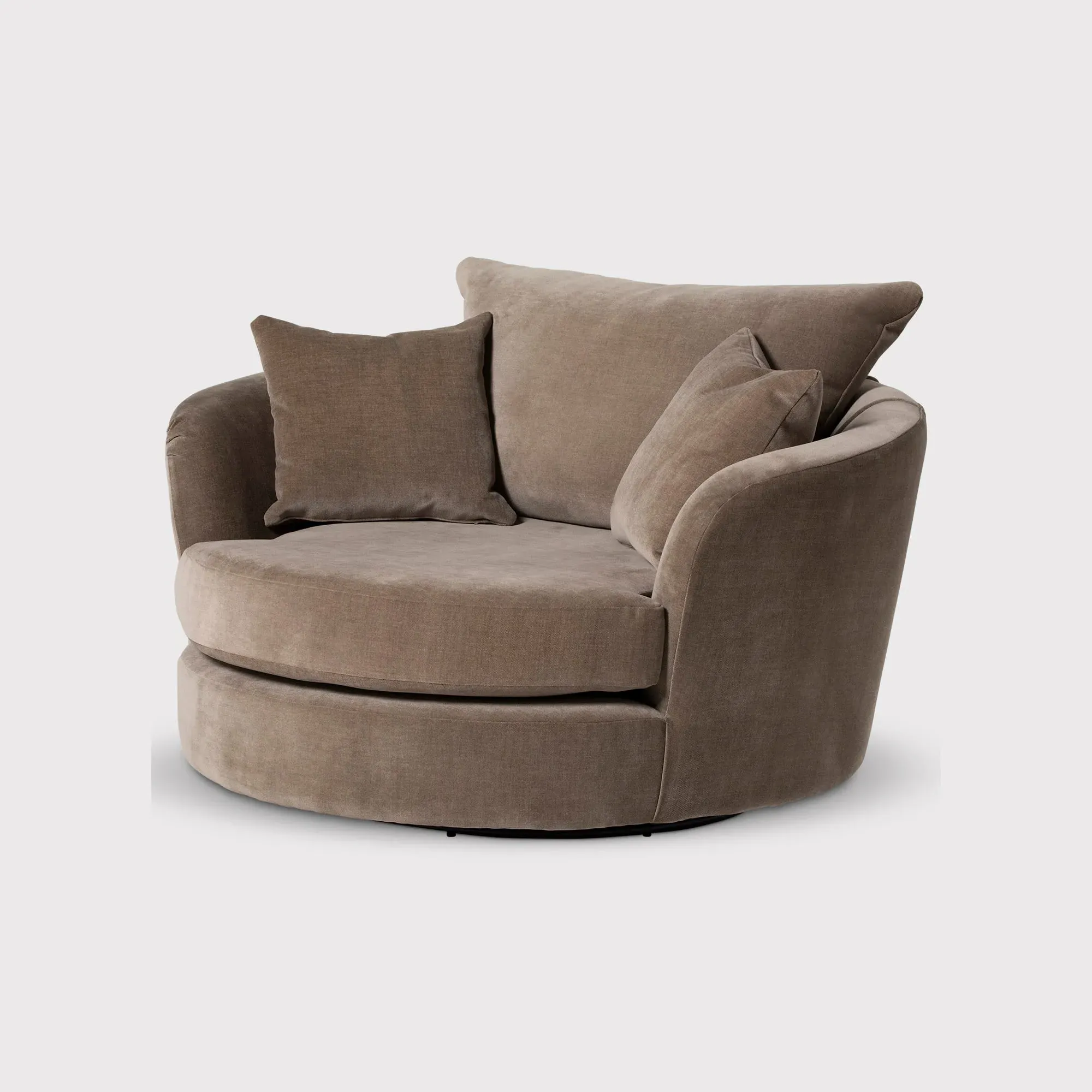 Floyd Cuddler Swivel Armchair with Foam Fabric image