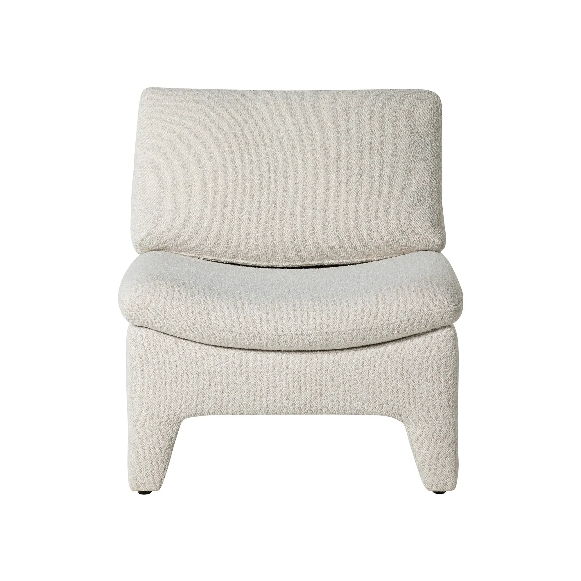 Foley Armchair - White Fabric