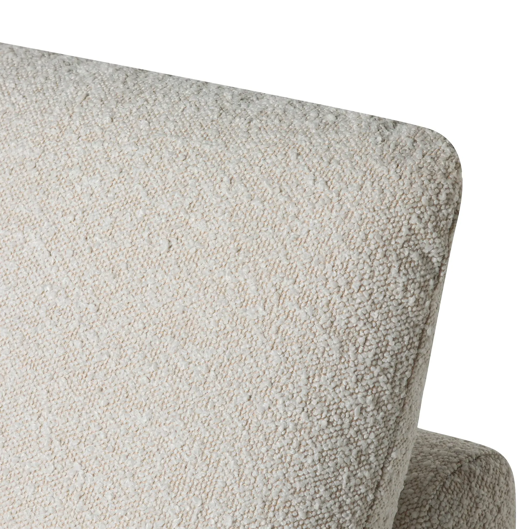 Foley Armchair - White Fabric