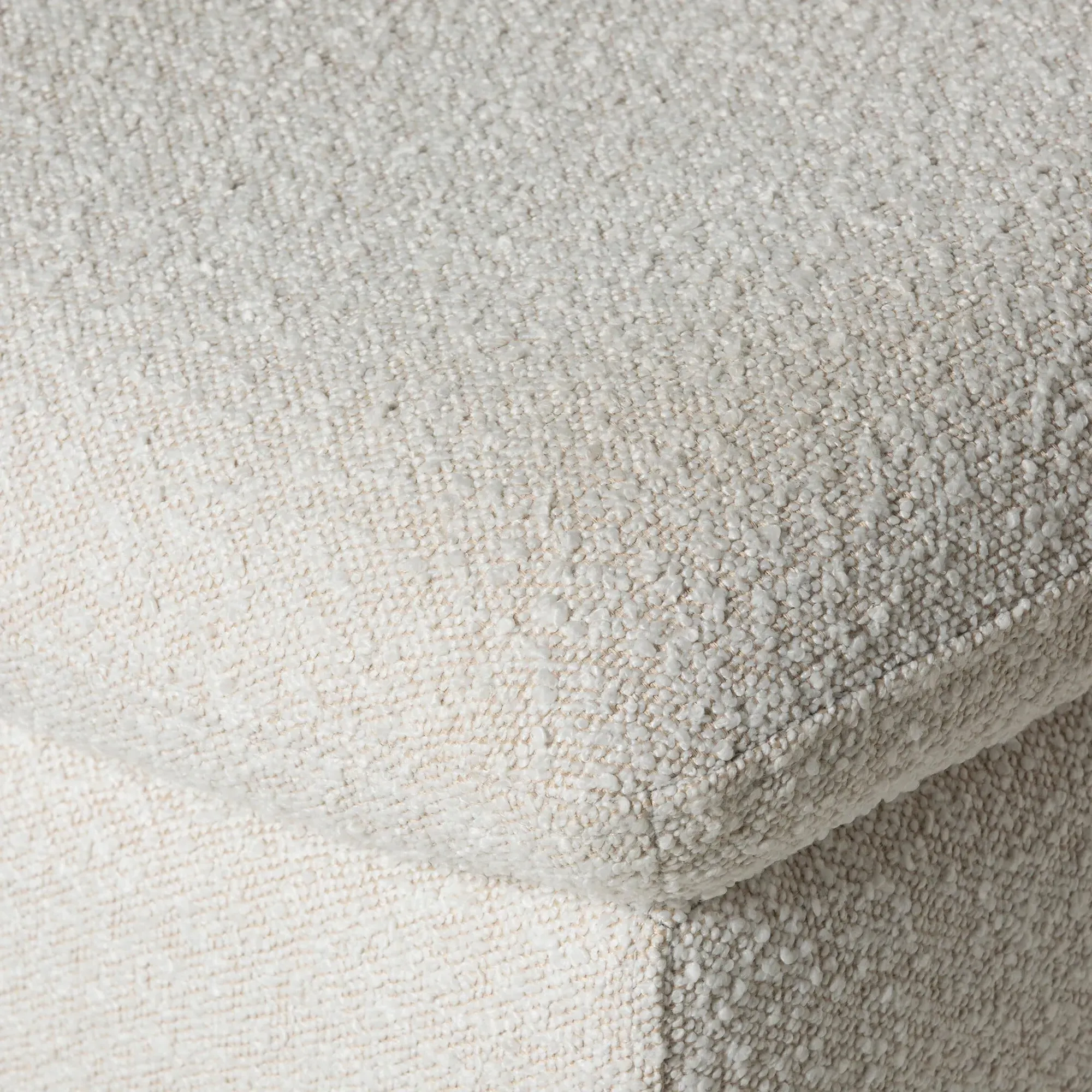 Foley Armchair - White Fabric