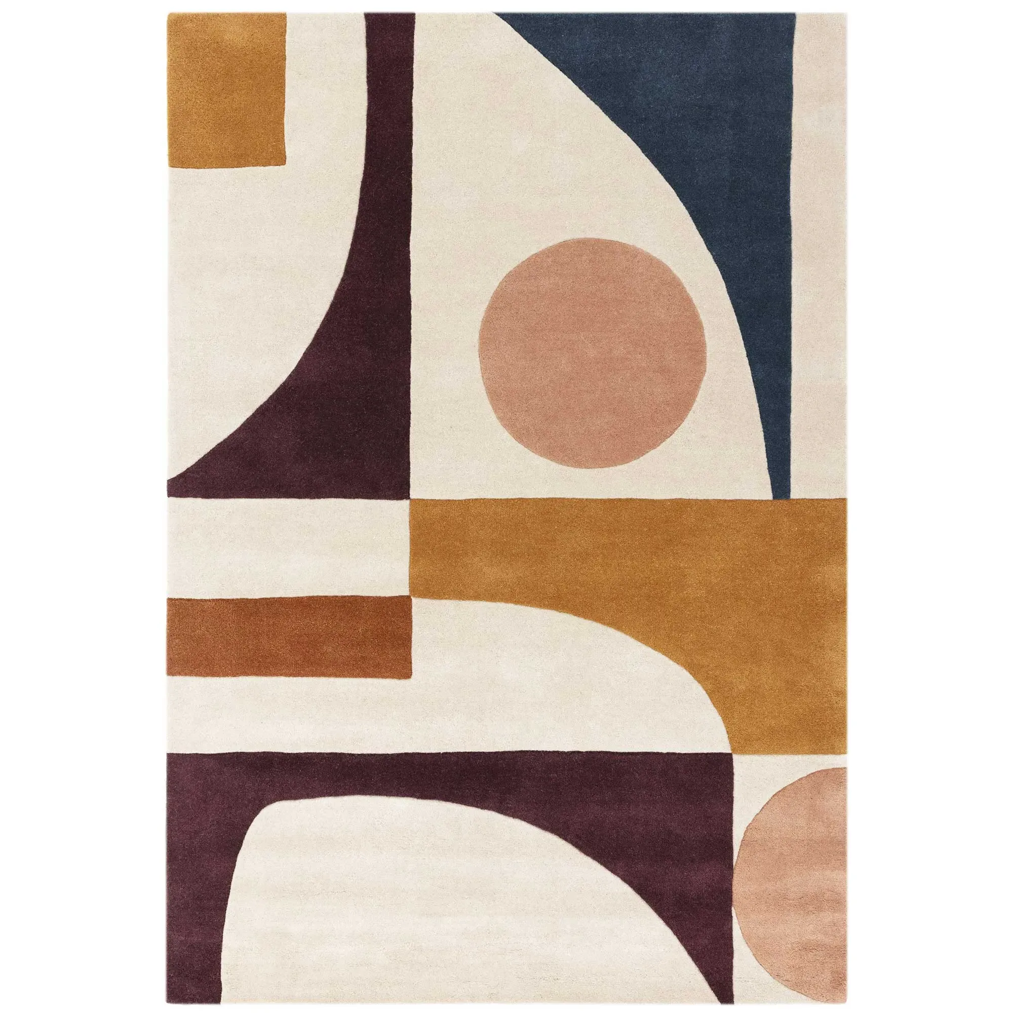 Formation Square Rug - Amber, Wool