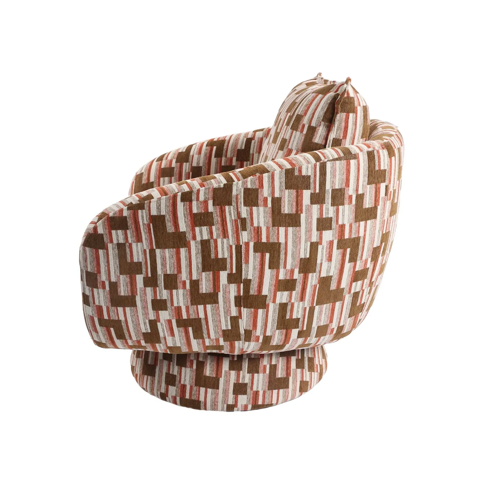 Francois Turning Lounge Chair - Fabric