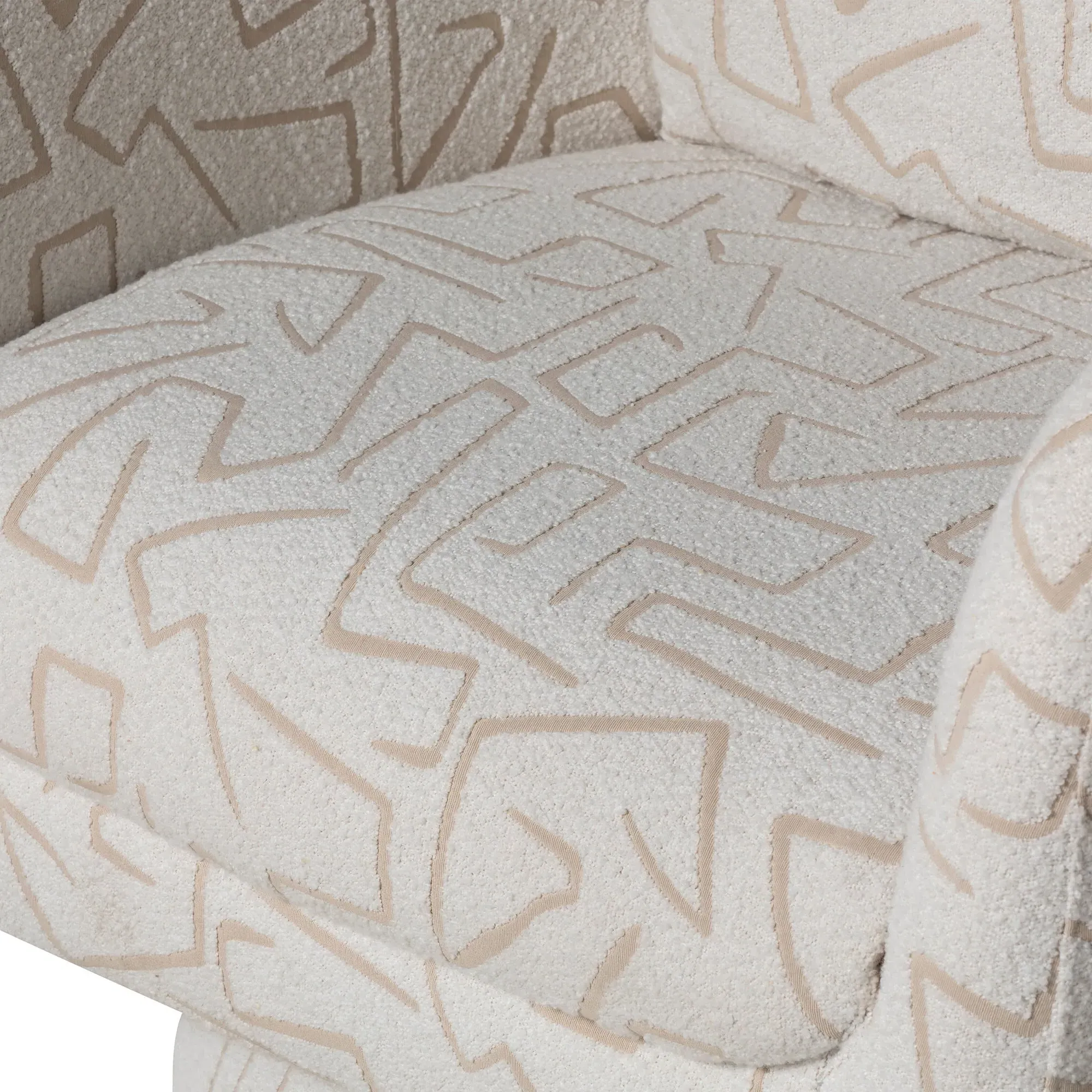 Francois Turning Lounge Chair - Fabric