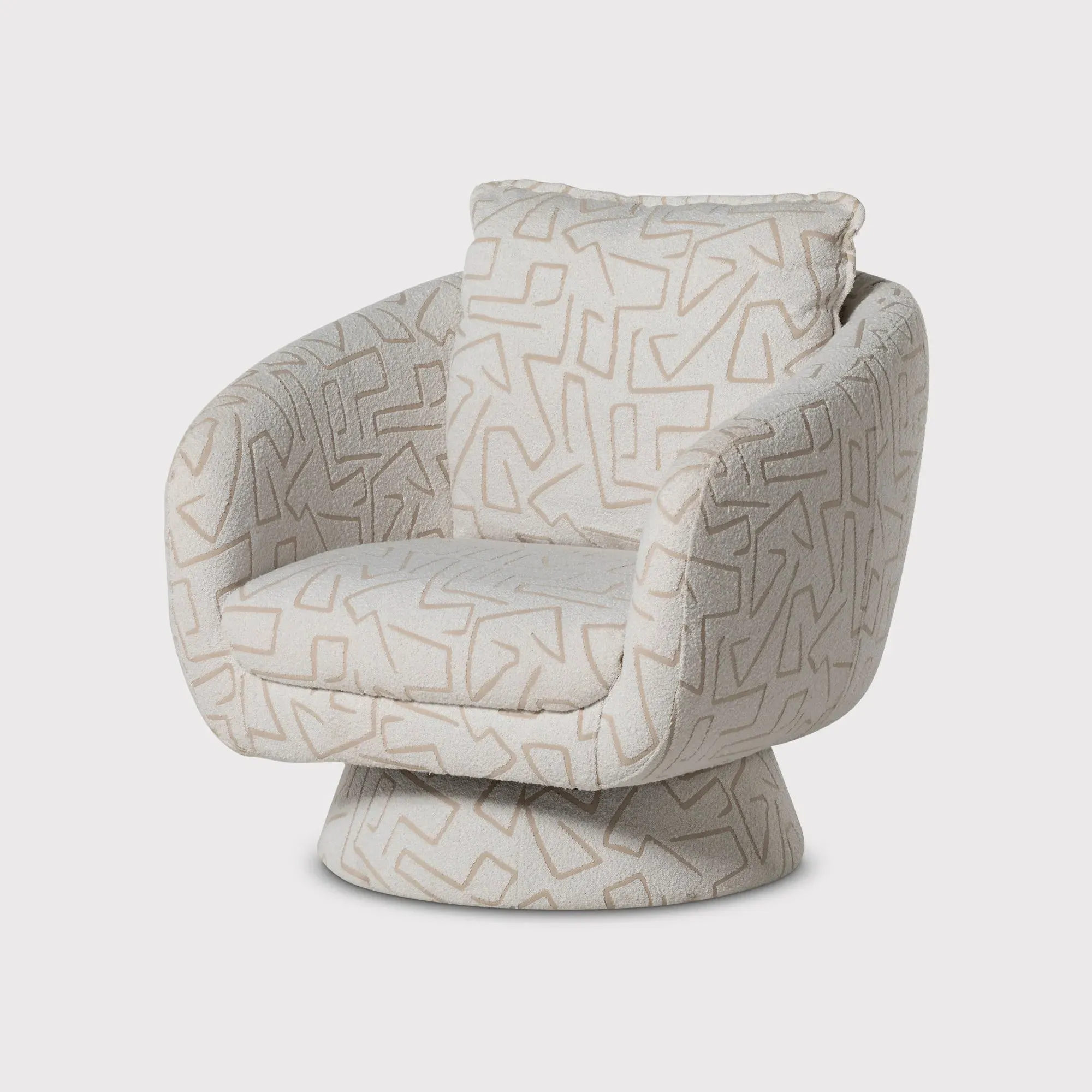 Francois Turning Lounge Chair - Fabric
