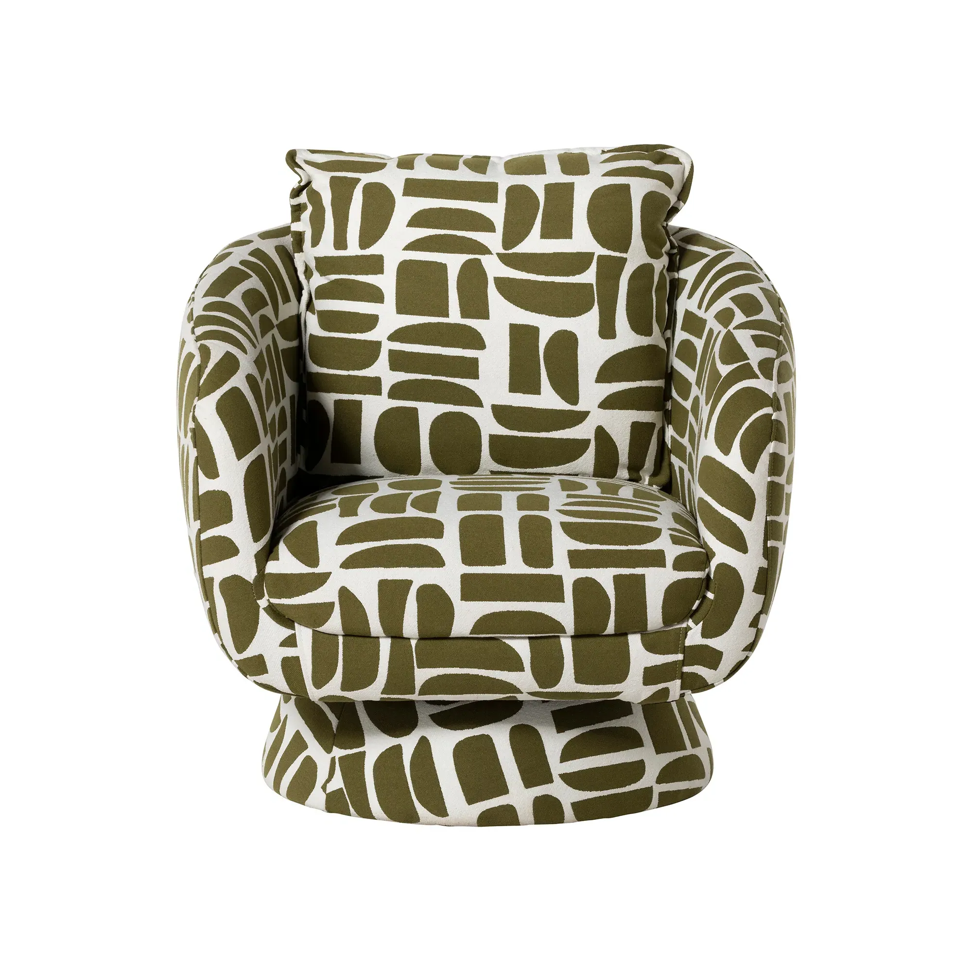 Francois Turning Lounge Chair - Fabric