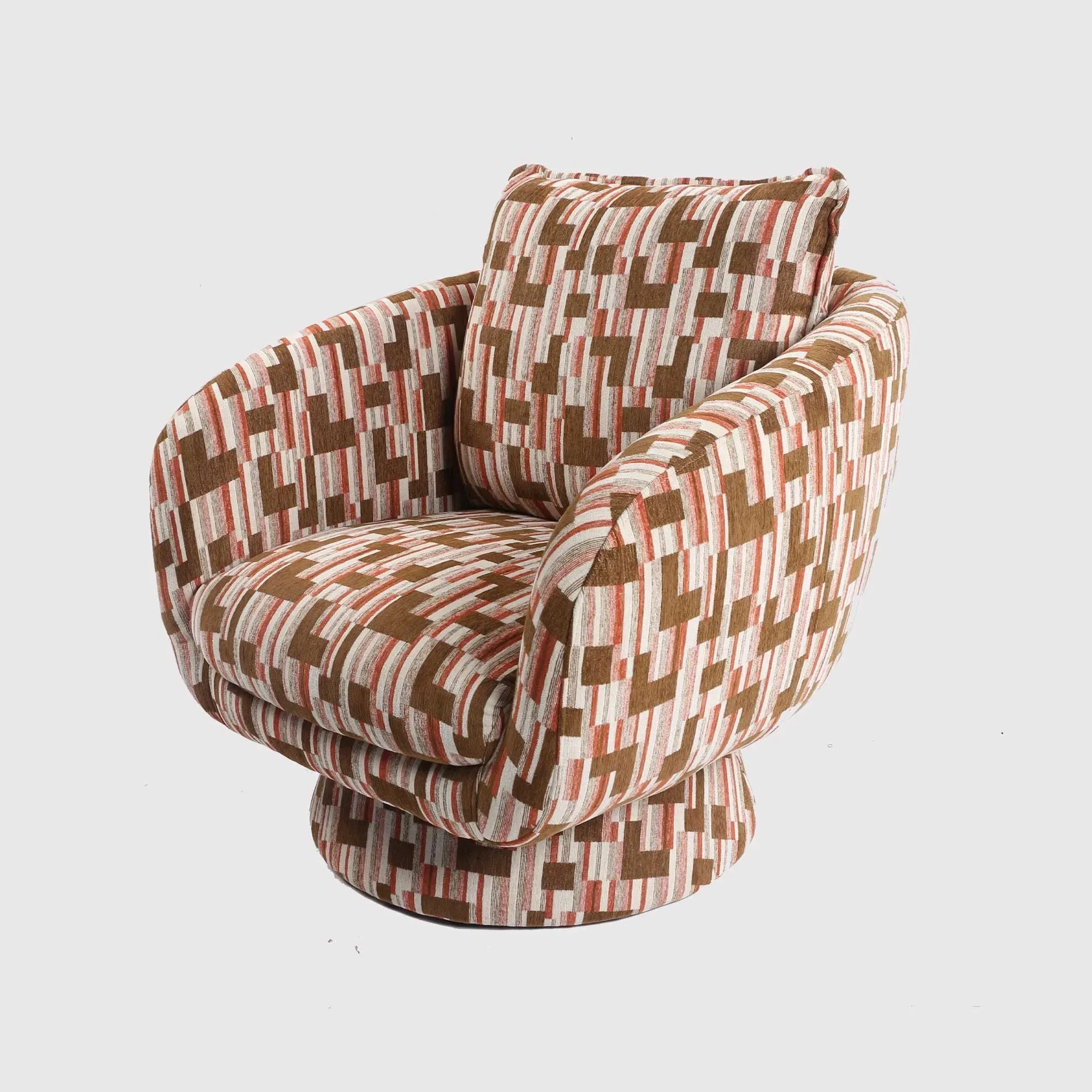 Francois Turning Lounge Chair - Fabric image