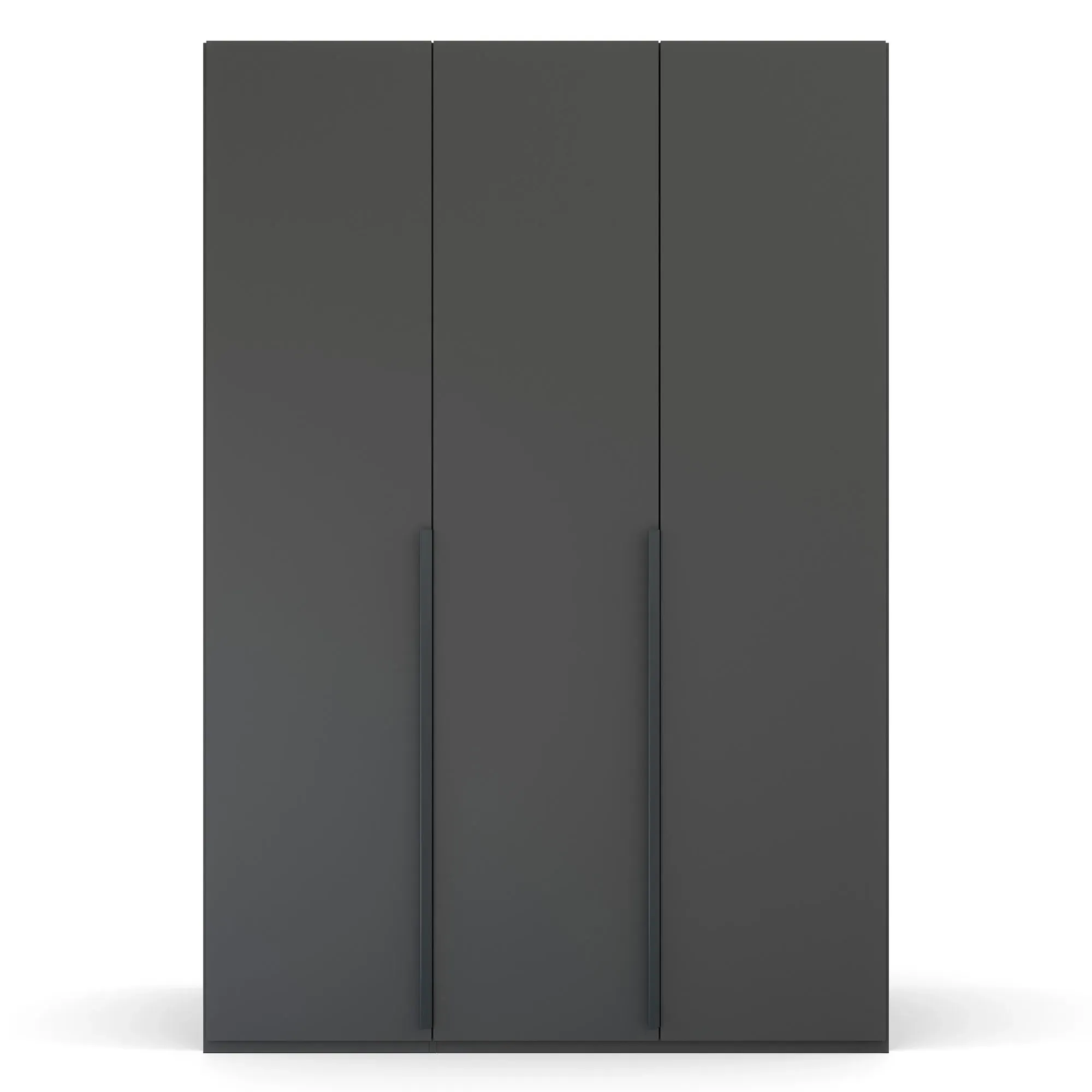 Frans 3 Door Wardrobe - Black, Engineered Wood
