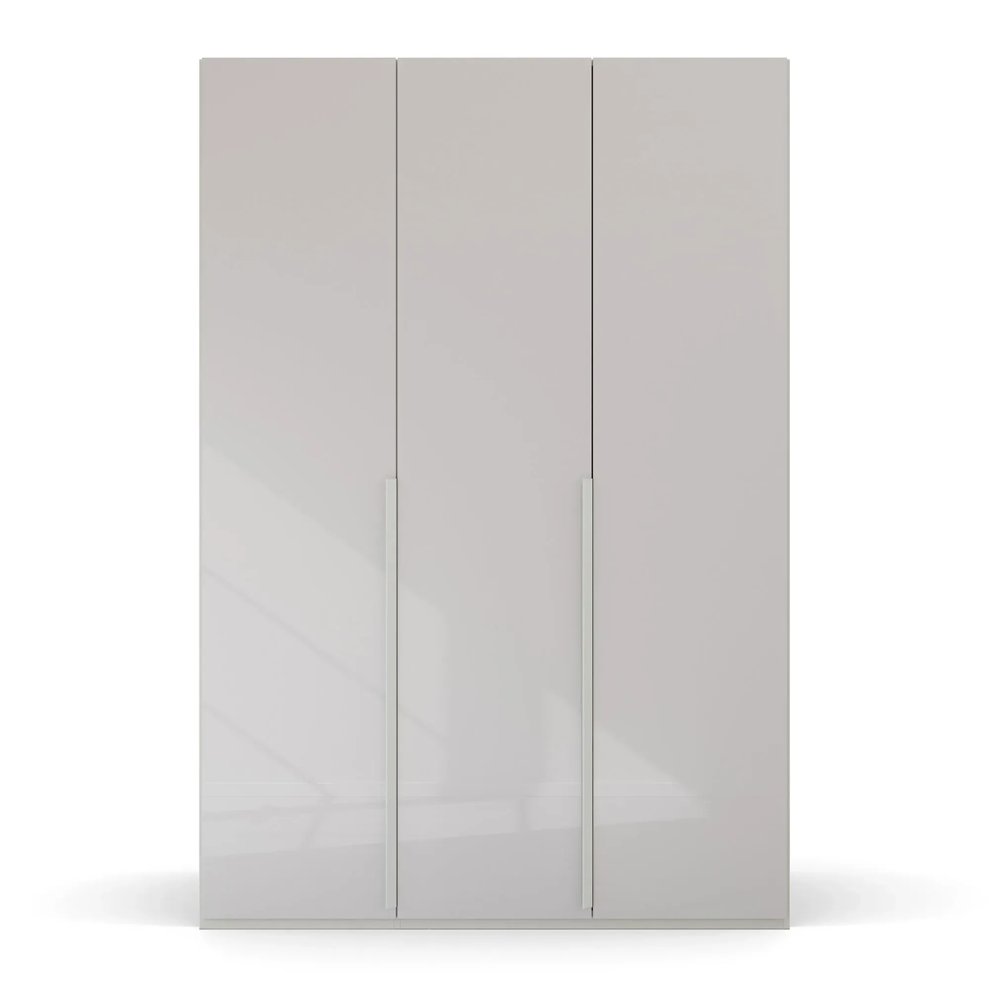 Frans 3 Door Wardrobe - Grey, Engineered Wood